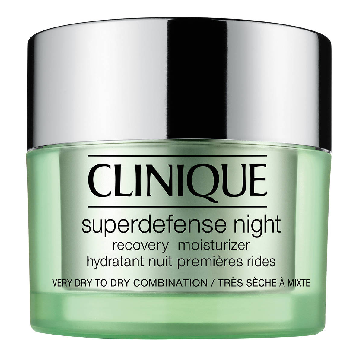 Clinique - Superdefense Night Recovery Moisturizer - Krem Na Noc - Suchá Až Smíšená Pleť - 50 ml - Dla Kobiet