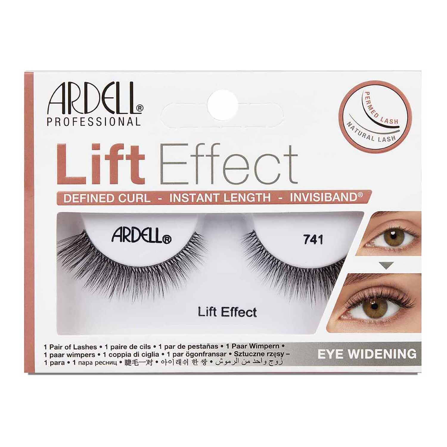 Ardell - Lift Effect 741 - Rzęsy Na Pasku - False Lashes Lift Effect 741 - Dla Kobiet