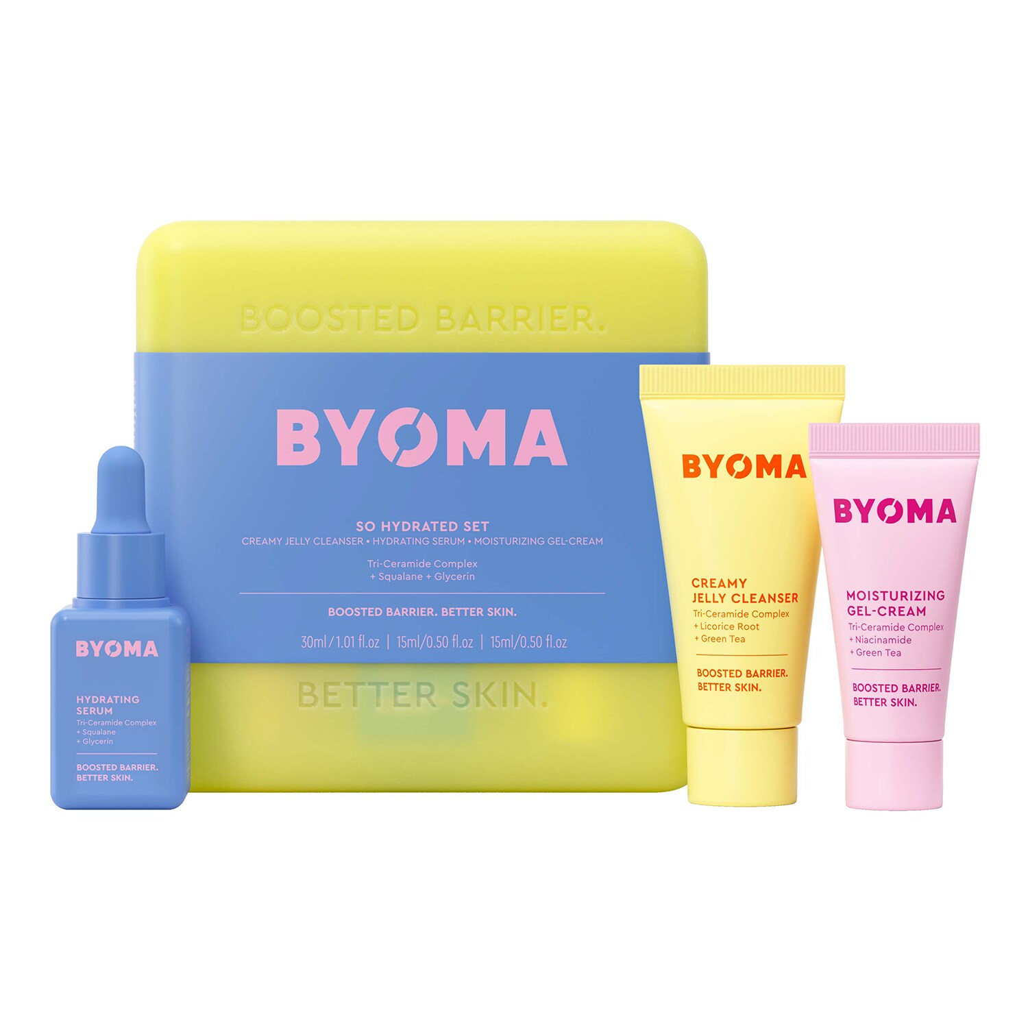 Byoma - So Hydrating – Zestaw Nawilżający Do Twarzy - Hydrating Set - Dla Kobiet