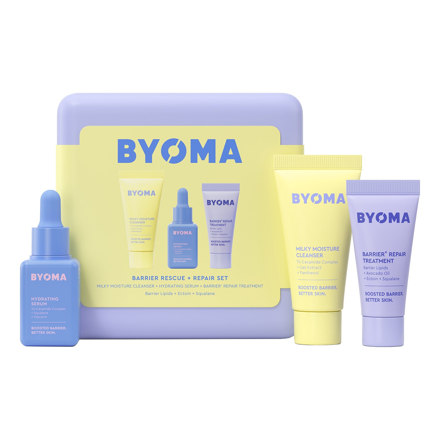 Byoma - Barrier Rescue + Repair Set - Zestaw Do Pielęgnacji Nawilżającej - Hydrating & Repair Barrier Set - Dla Kobiet