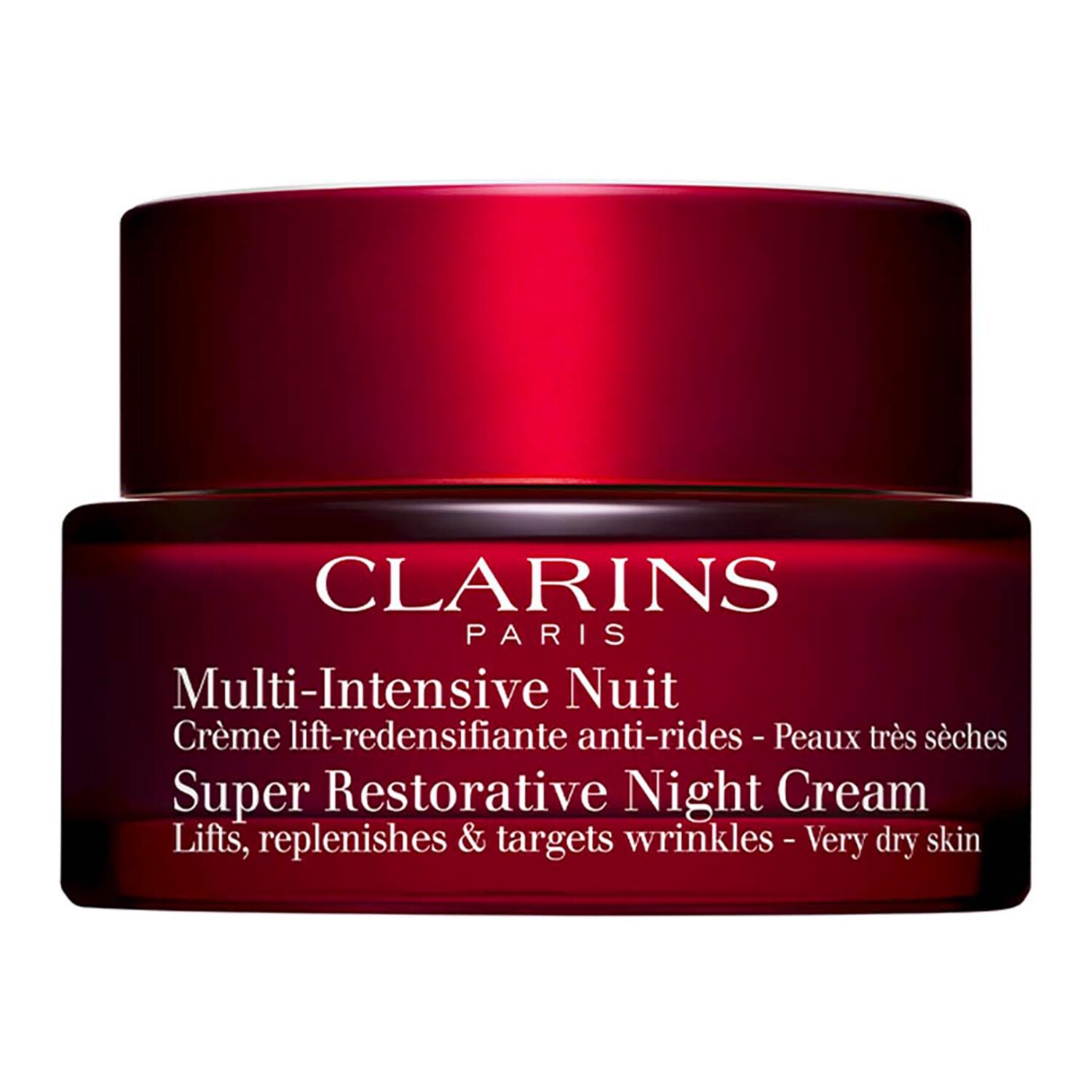 Clarins - Super Restorative - Krem Na Noc Do Skóry Bardzo Suchej - Multi Intensif Nuit Pts 50 ml - Dla Kobiet
