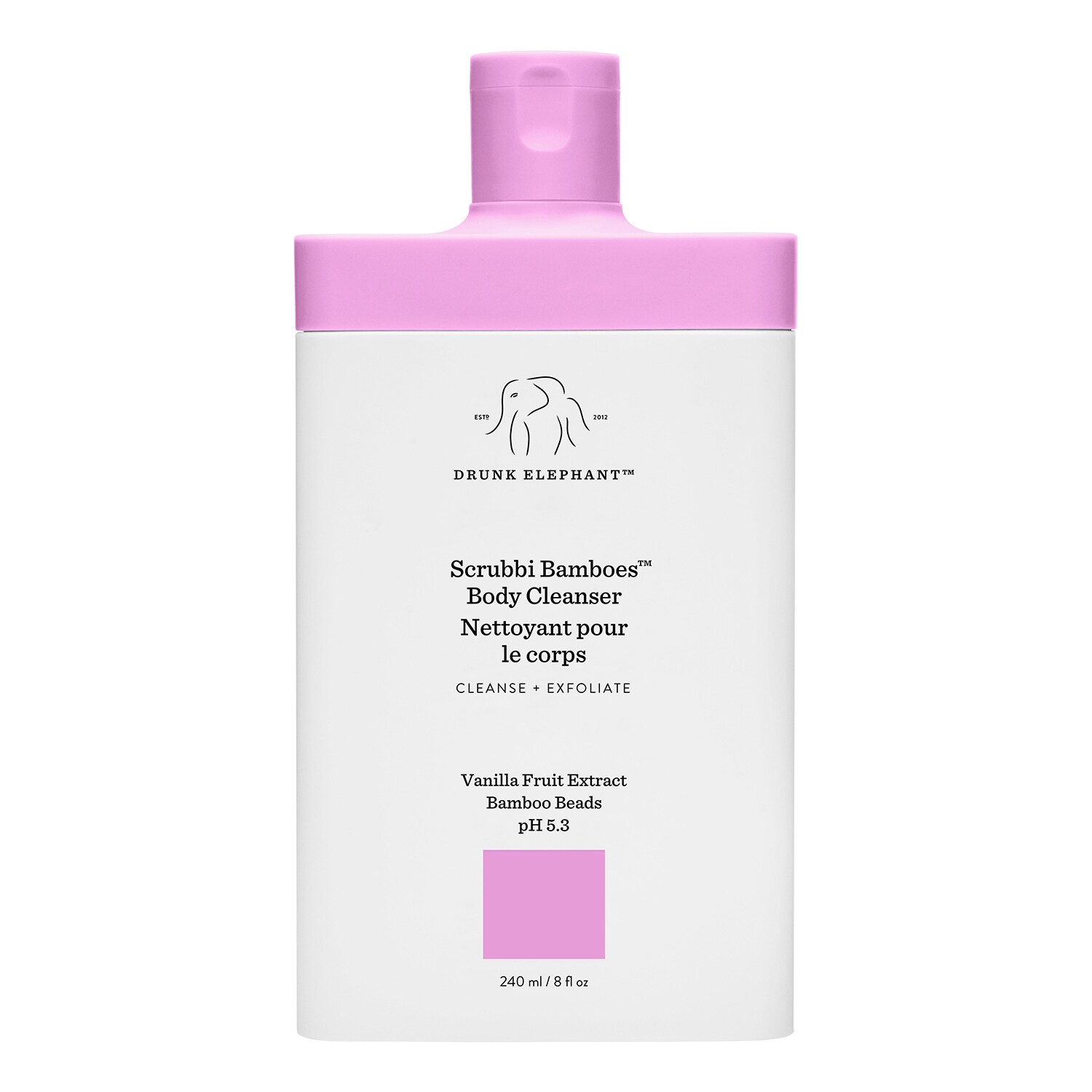 Drunk Elephant - Scrubbi Bamboes - Żel Do Mycia Ciała - Scrubbi Bamboes Body Cleanser 240ml - Dla Kobiet
