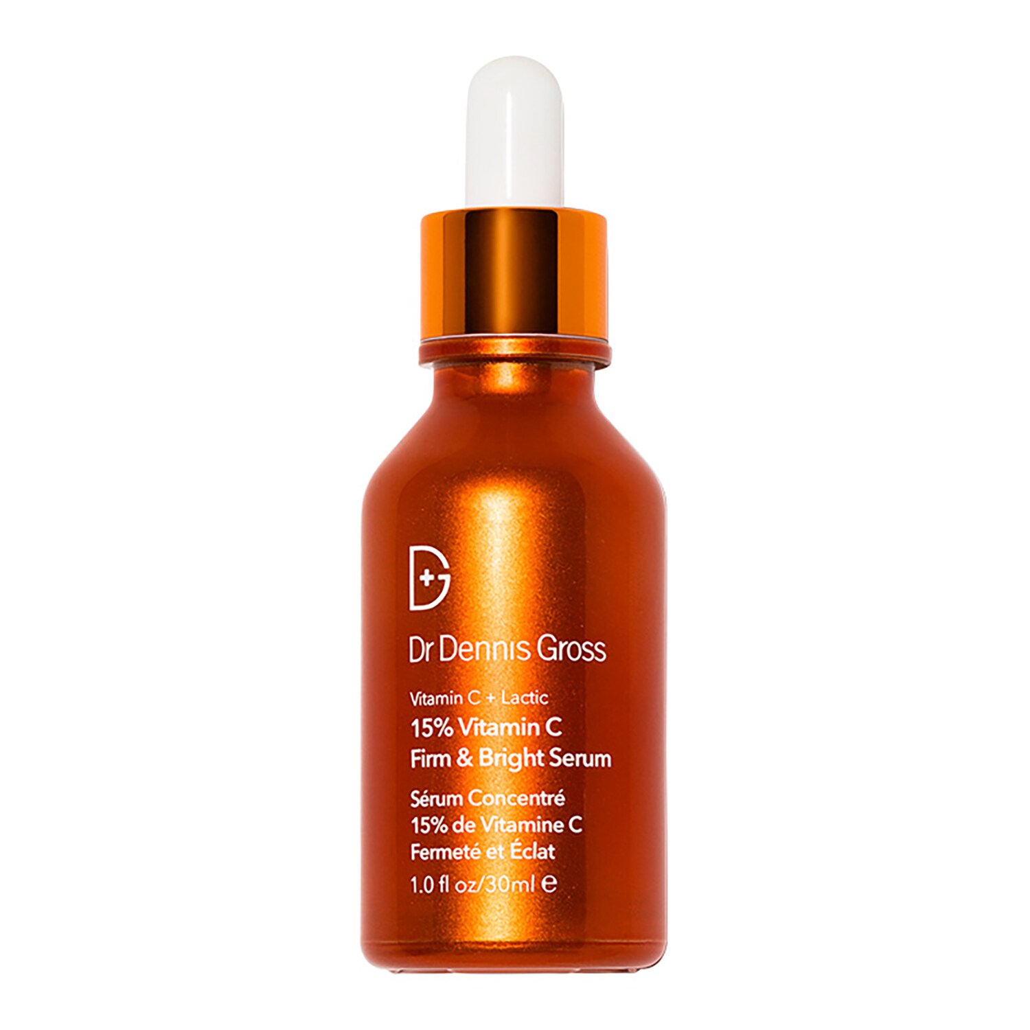 Dr Dennis gross - Vitamin C + Lactic - Skoncentrowane Serum 15% Witaminy C Jędrność I Blask - 30 ml - Dla Kobiet
