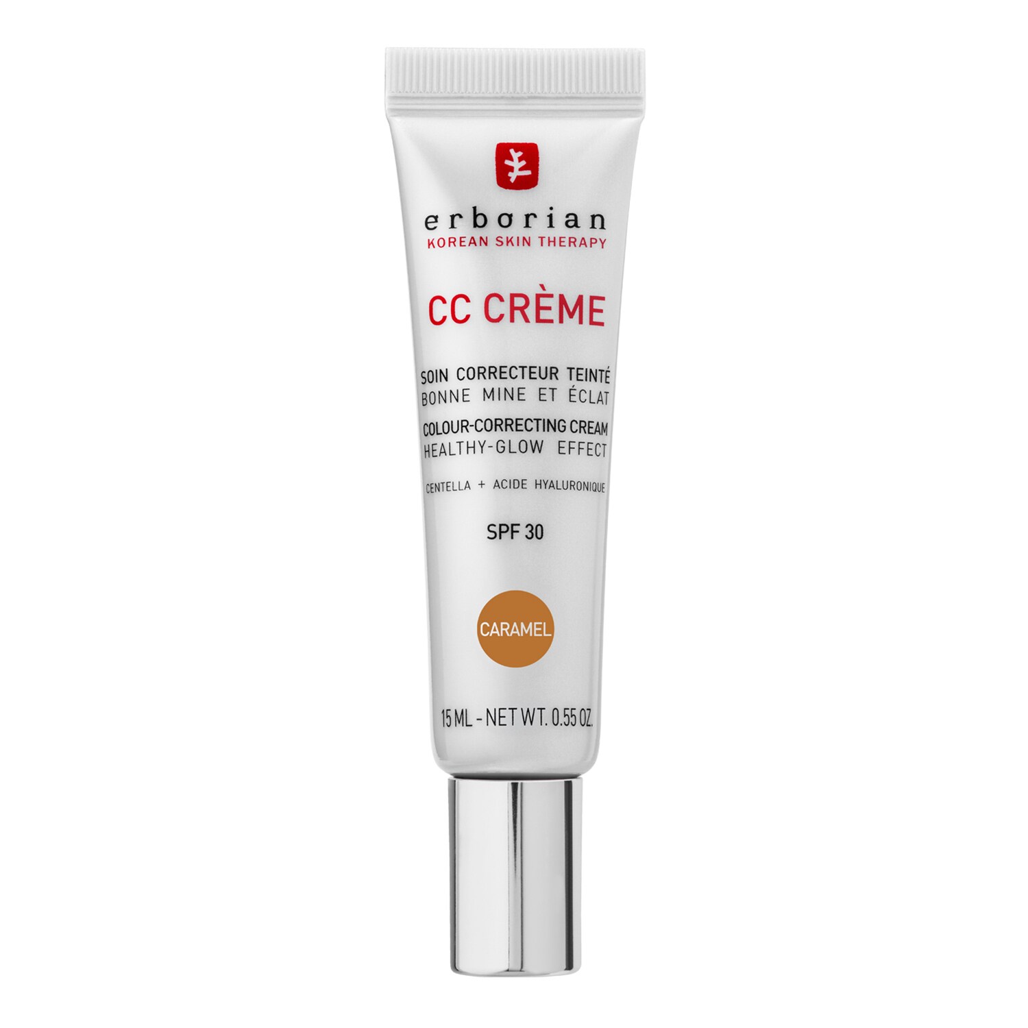 Erborian - Krem Cc - Upiększający Krem Pielęgnacyjny - Zdrowy Wygląd I Blask - Caramel (15ml) - Dla Kobiet