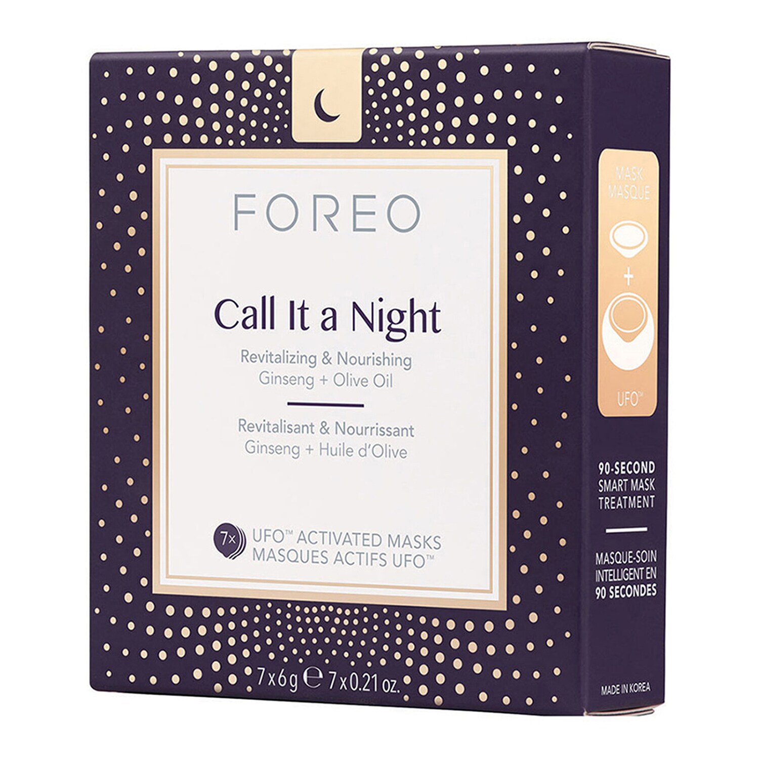 Foreo - Call It A Night - Pielęgnacja Twarzy Aktywowana Przez Ufo Na Noc - Pack De 7 - Dla Kobiet