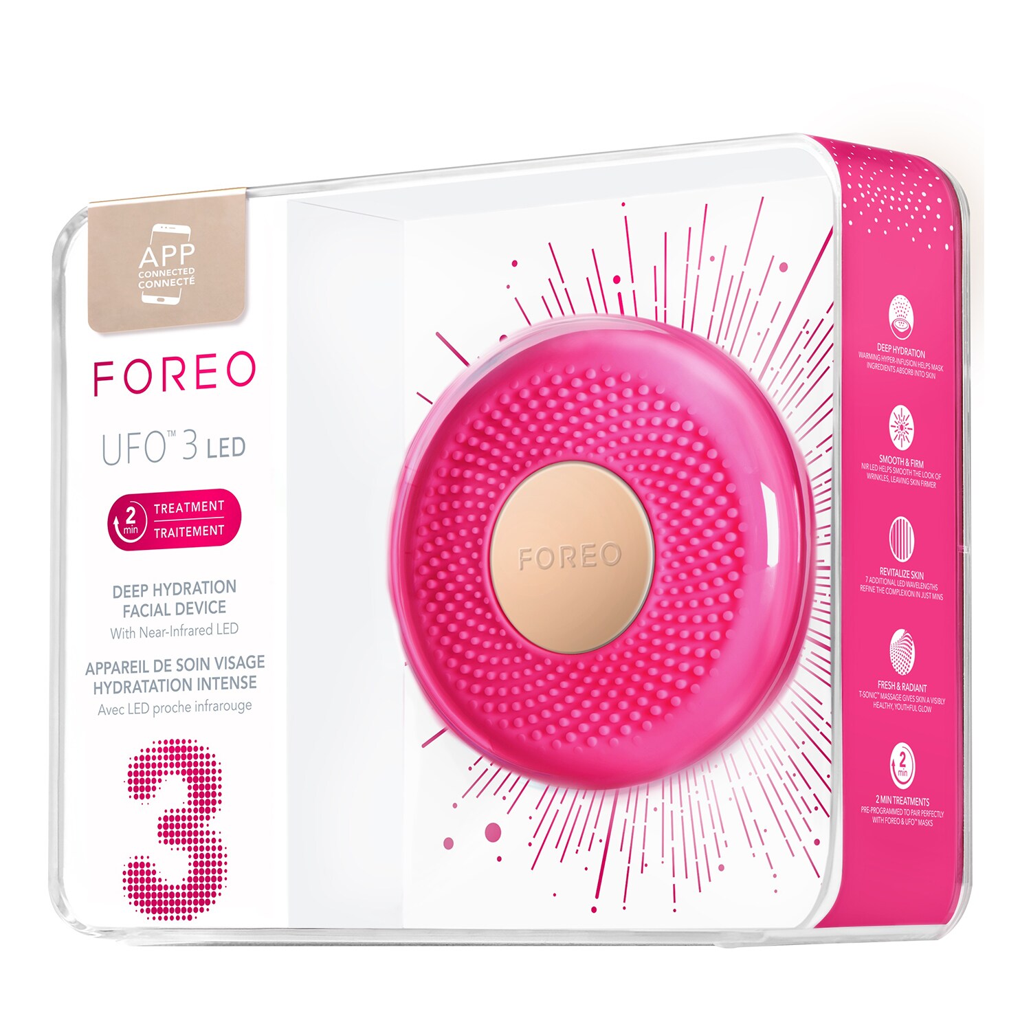 Foreo - Ufo 3 Led - Urządzenie Z Nir I Pełnym Spektrum Świateł Led - Led - Dla Kobiet