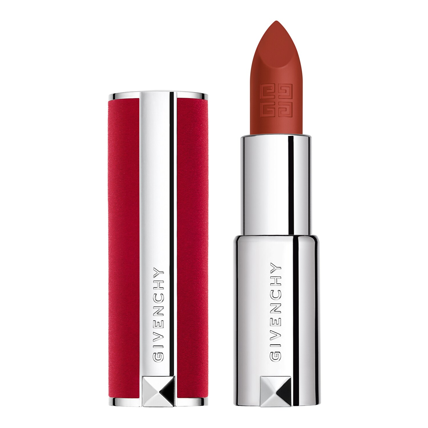 givenchy - Le Rouge Deep Velvet - Pomadka Do Ust O Matowym Wykończeniu - N°35 - Rouge Initié - Fini Mat Poudré - Dla Kobiet