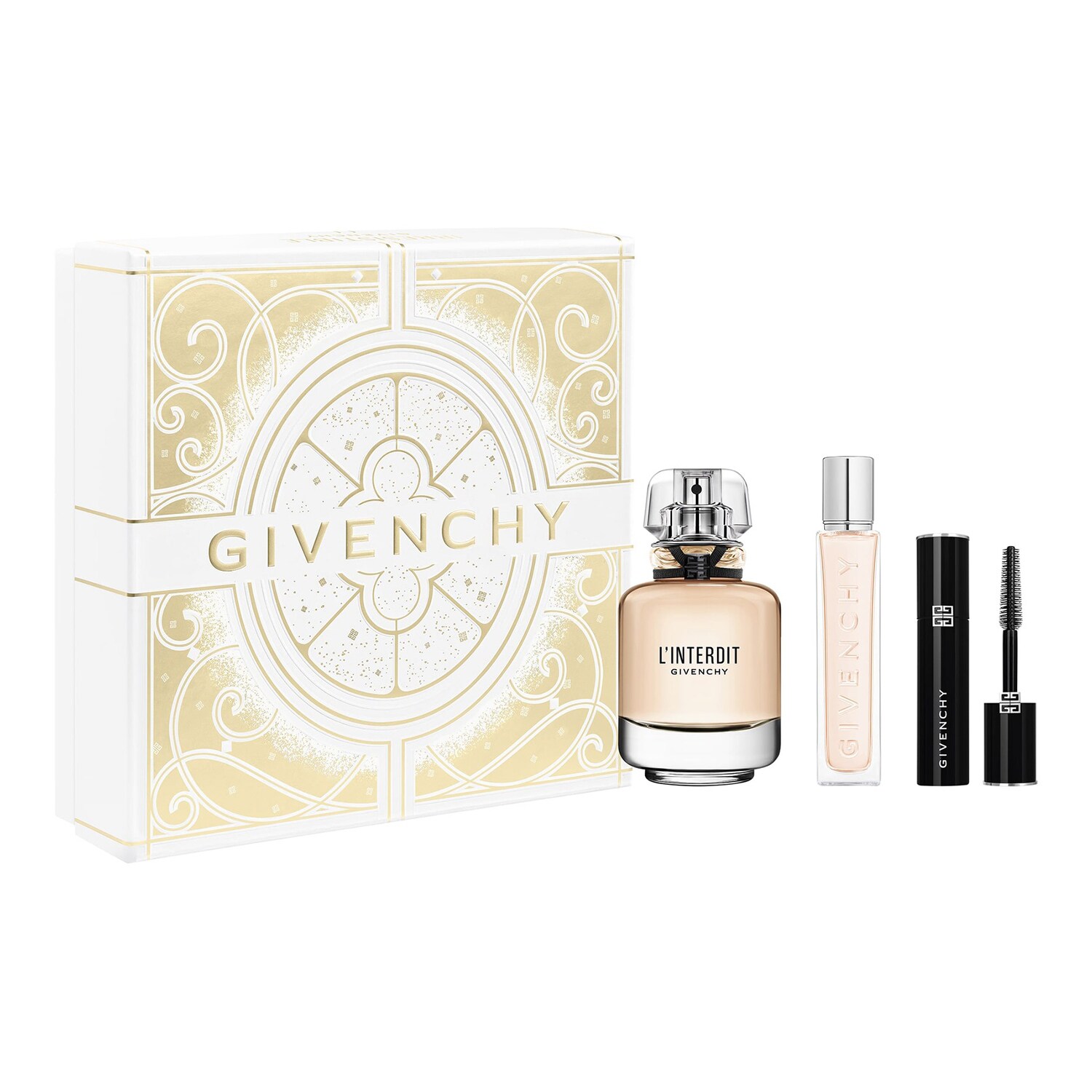 givenchy - L'interdit - Zestaw Z Wodą Perfumowaną - Interdit Edp50ml+ts12.5ml+newmas Xmas 25 - Dla Kobiet