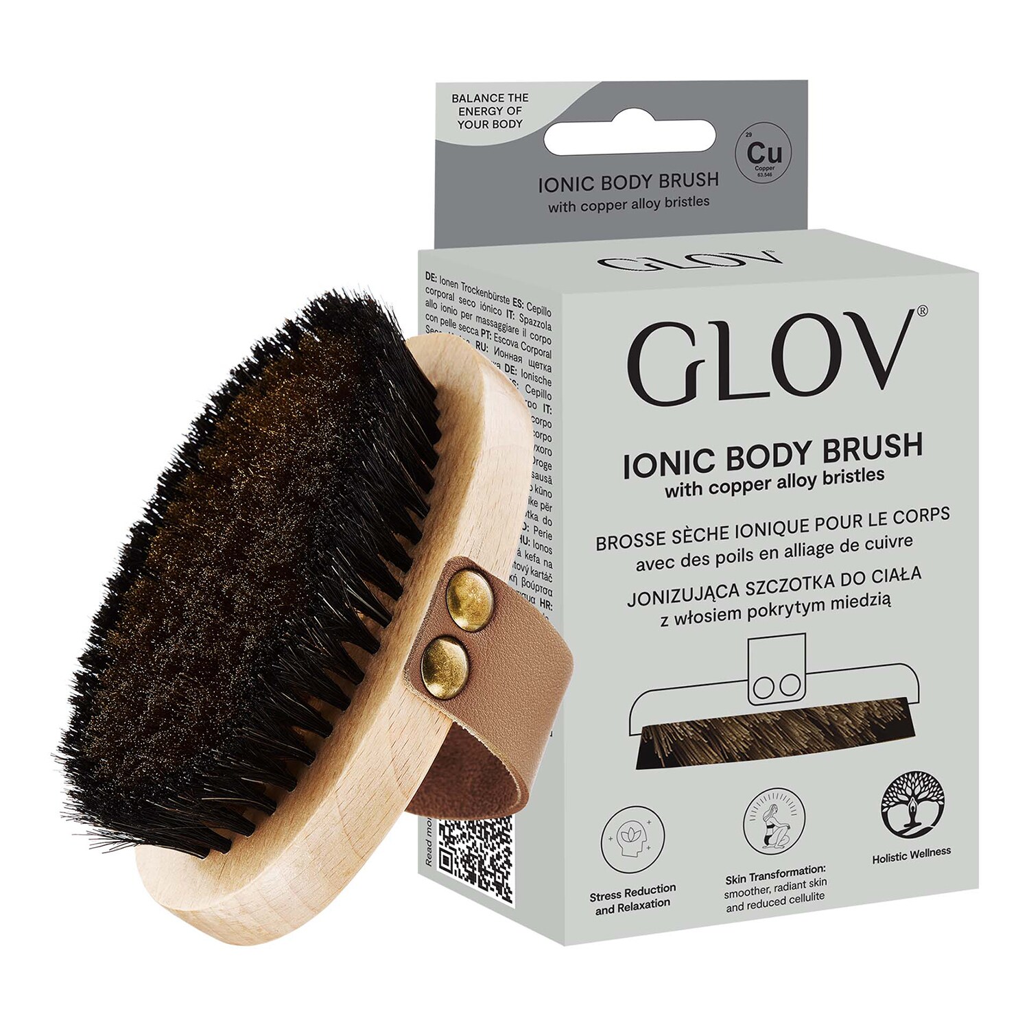 glov - Szczotka Do Ciała - Ionic Dry Brush - glov Spa Szczotka Do Ciała - Dla Kobiet