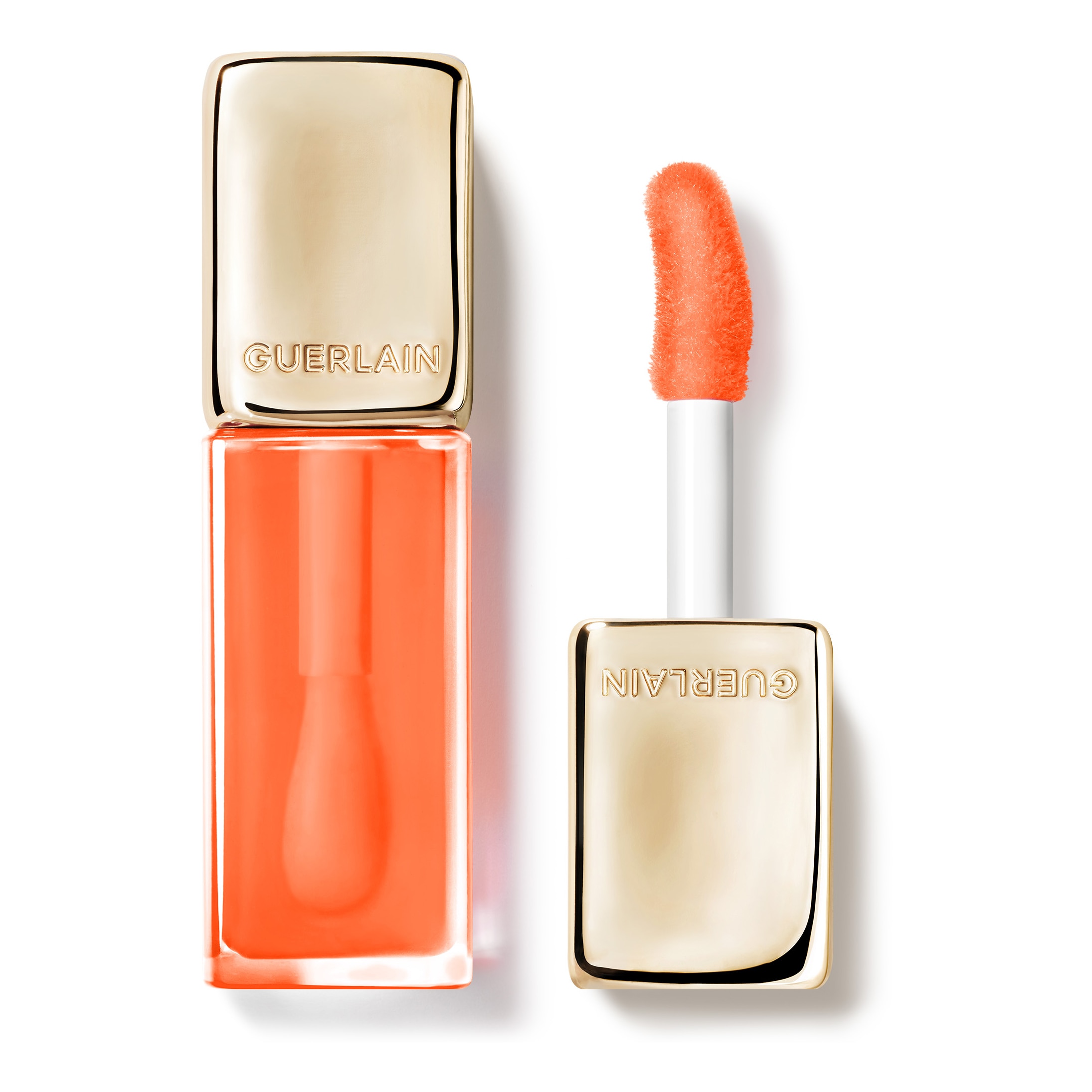 guerlain - Kisskiss Bee glow Oil - Olejek Do Ust, 92% Ze Składników Pochodzenia Naturalnego - Kisskiss Bee glow Oil 319 Peach - Dla Kobiet