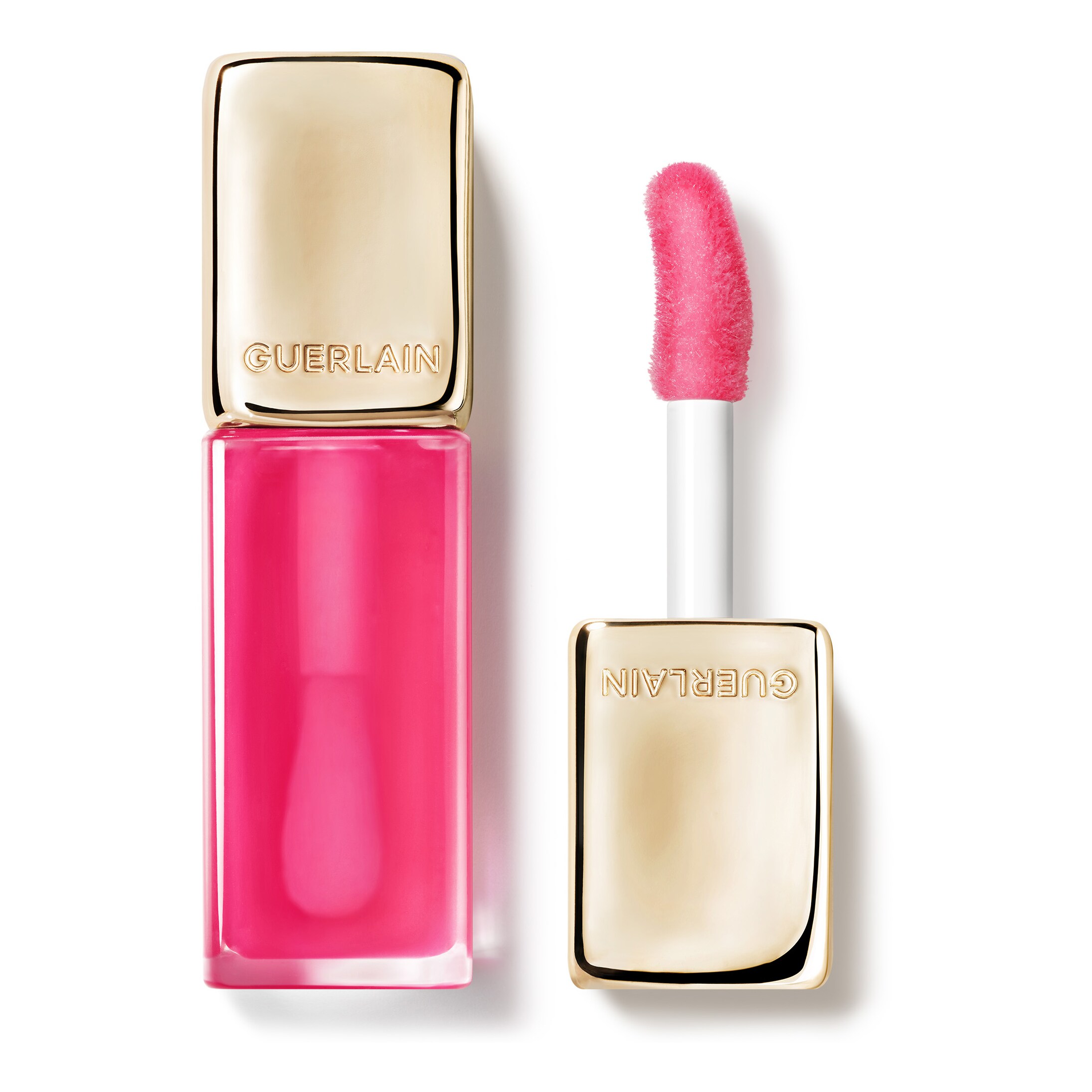 guerlain - Kisskiss Bee glow Oil - Olejek Do Ust, 92% Ze Składników Pochodzenia Naturalnego - Kisskiss Bee glow Oil 458 Pop Rose - Dla Kobiet