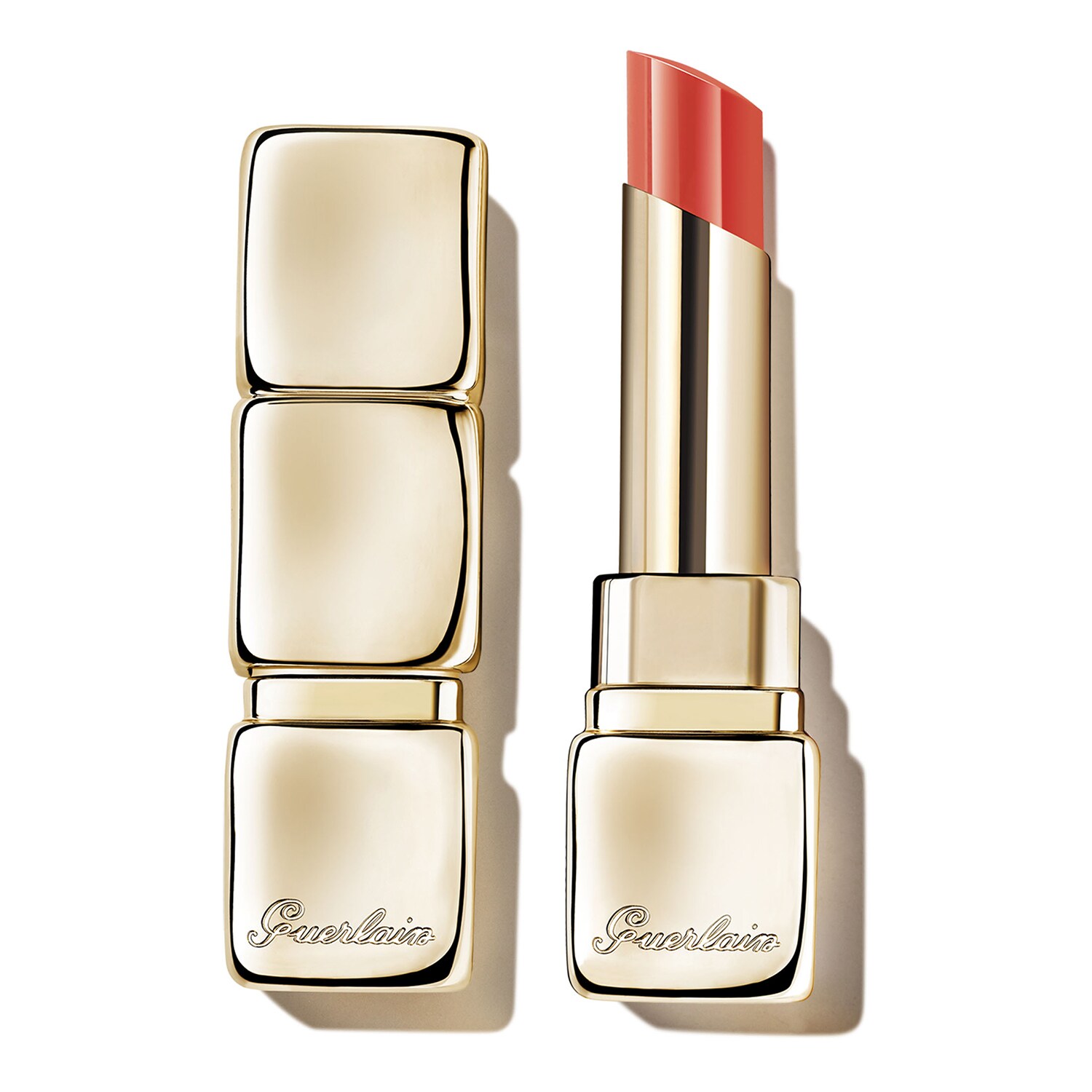 guerlain - Kisskiss Shine Bloom - Z 95% Składników Pochodzenia Naturalnego - Kk 21 Sh/bloom Lips 319 Peach Kiss R2 - Dla Kobiet