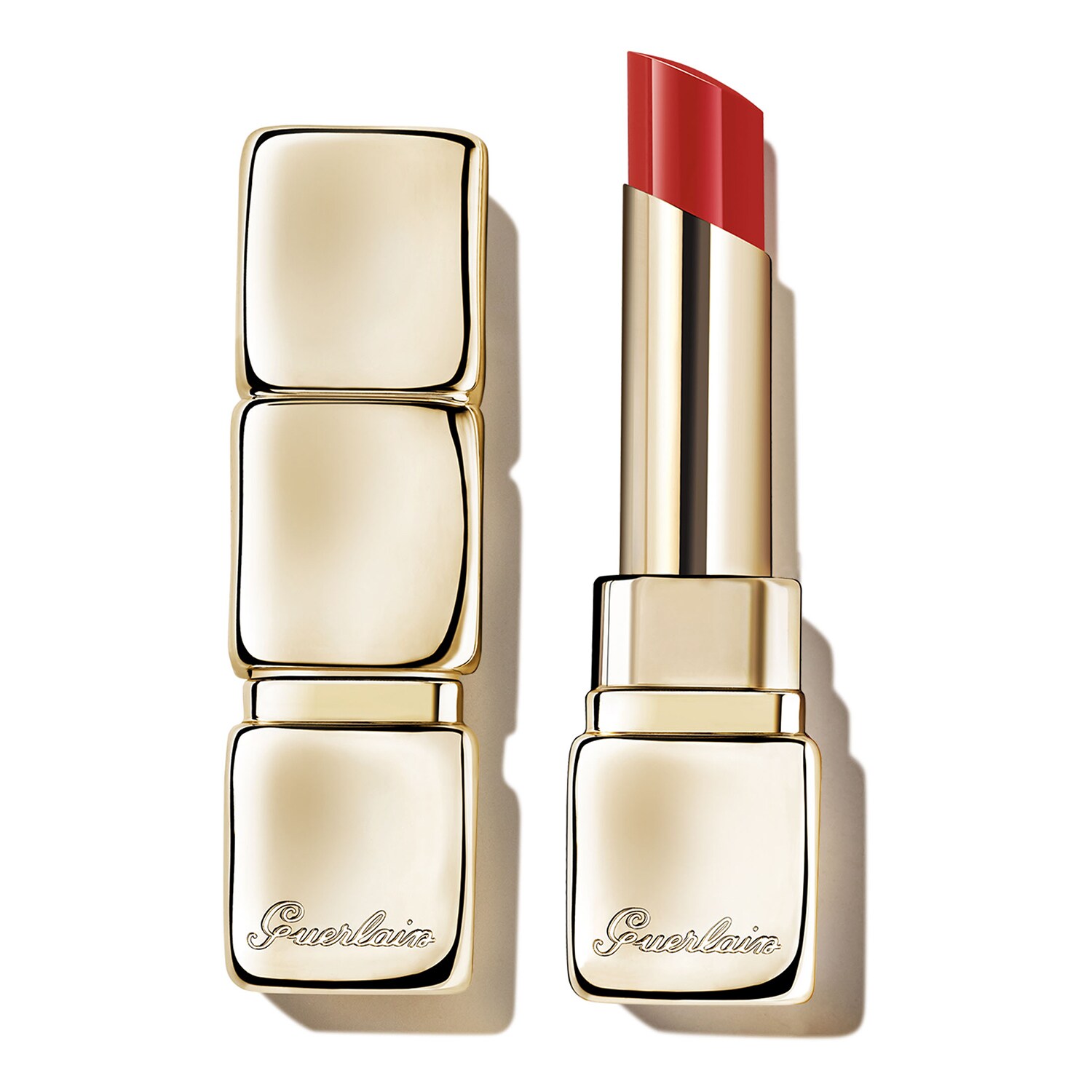 guerlain - Kisskiss Shine Bloom - Z 95% Składników Pochodzenia Naturalnego - Kk 21 Sh/bloom Lips 709 Petal Red R2 - Dla Kobiet