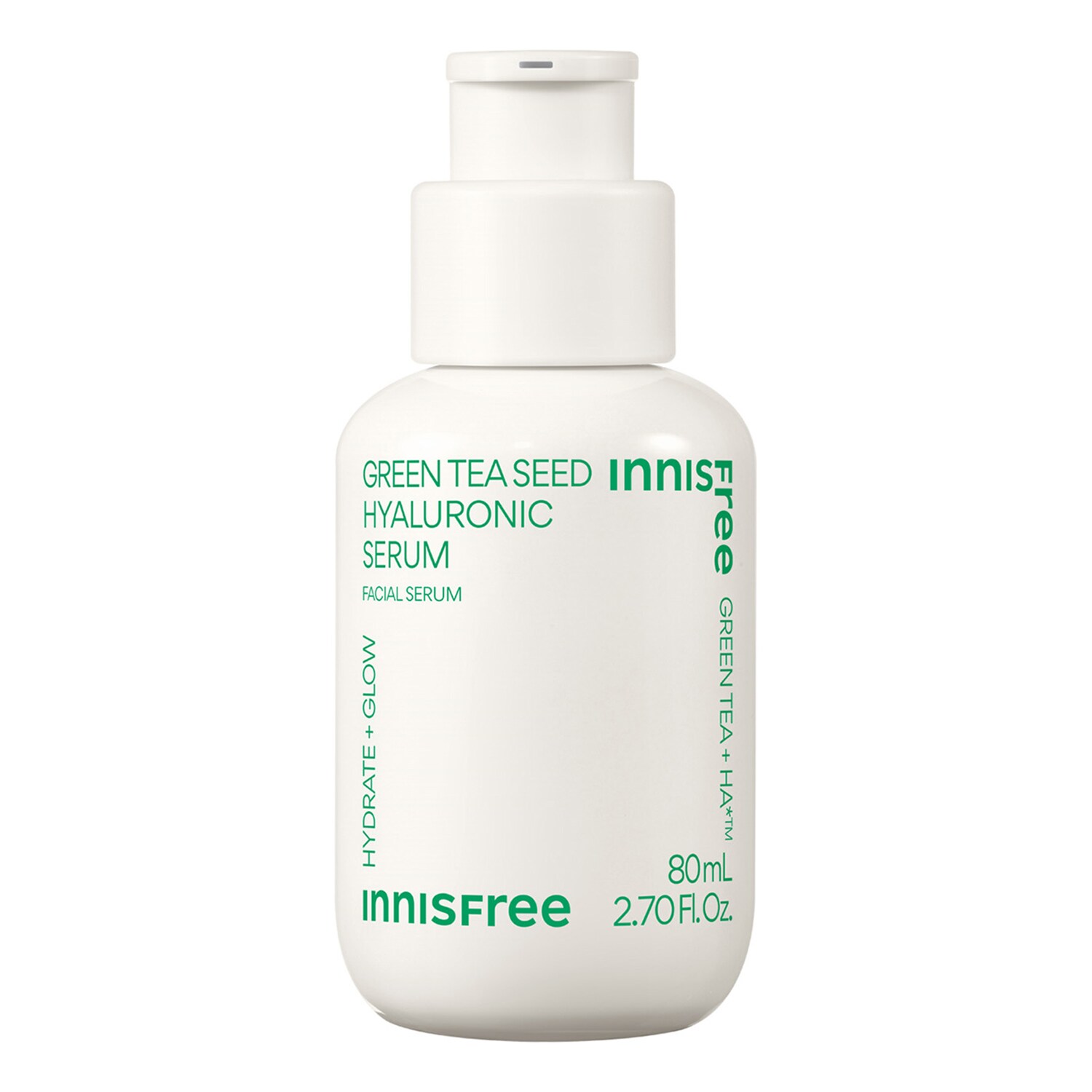 Innisfree - – Serum Z Kwasem Hialuronowym Z Nasionami Zielonej Herbaty - Serum Nawilżające - green Tea Serum 80 ml - Dla Kobiet