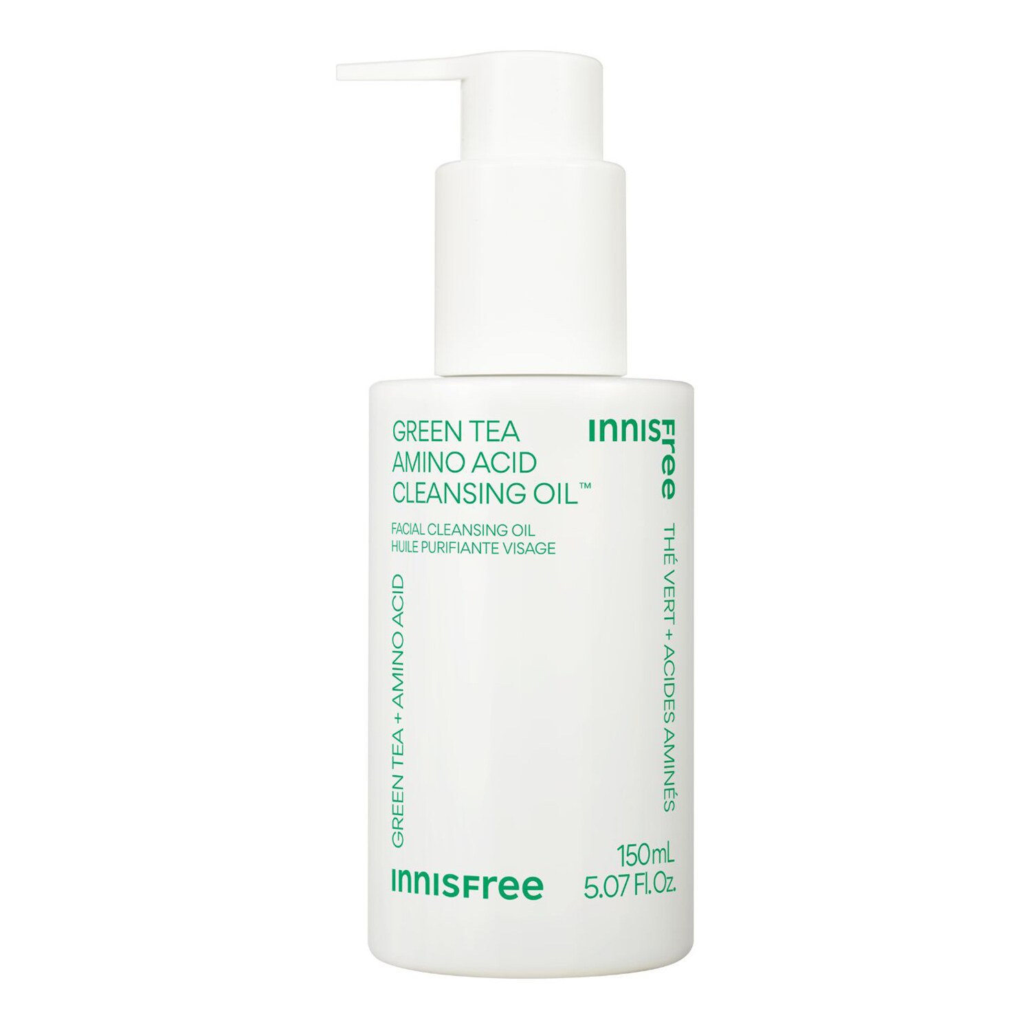 Innisfree - Olejek Do Twarzy Z Zieloną Herbatą I Aminokwasami - Oczyszczanie Twarzy - green Tea Amino Acid Cleansing Oil - Dla Kobiet