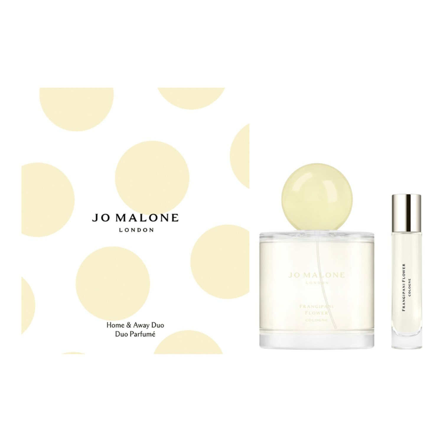 Jo Malone London - Frangipani Far Away Duo - Zestaw Z Wodą Kolońską - Coffret Cologne Frangipani Flower 25 - Dla Kobiet