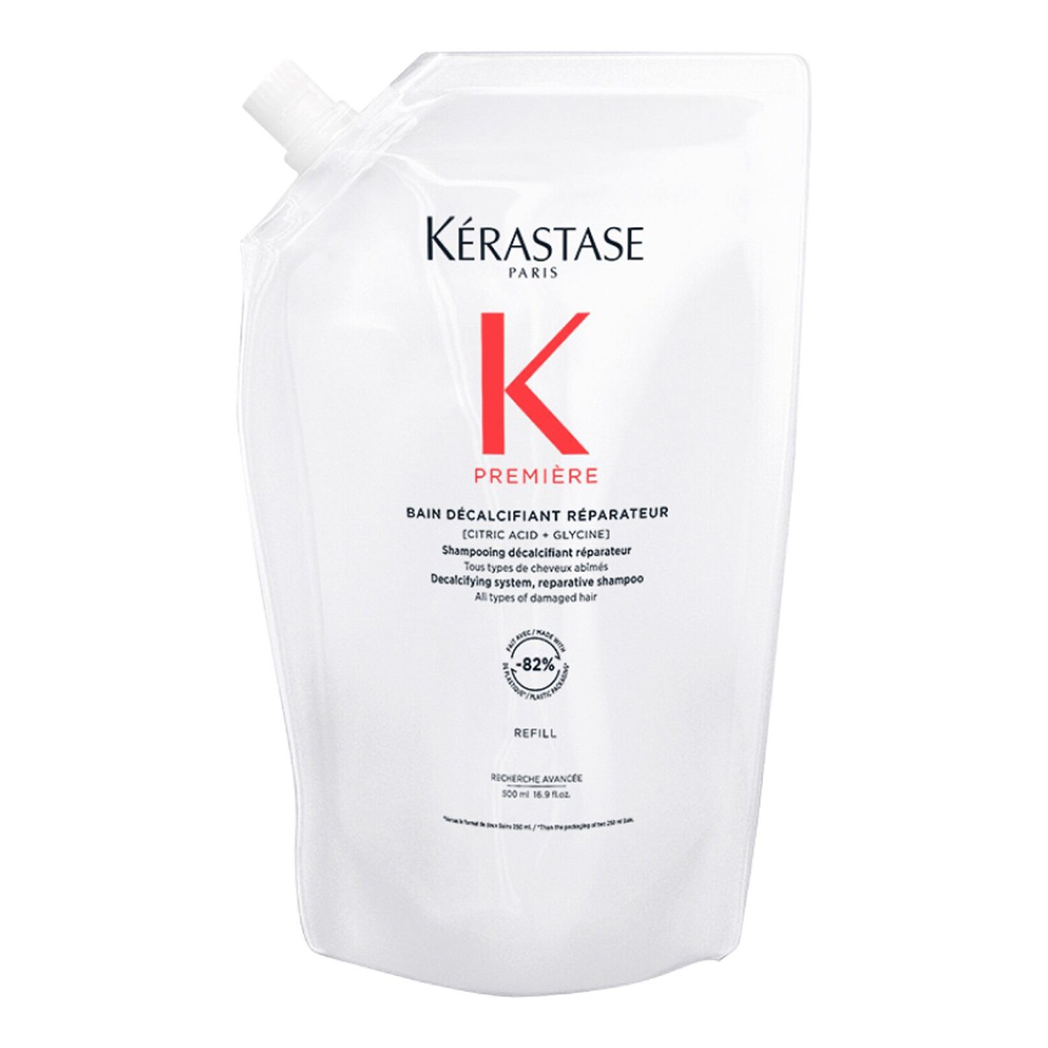 Kérastase - Odbudowująca Kąpiel Dekalcyfikująca Wkład Uzupełniający - 500 ml - Nachfüllpack - Dla Kobiet