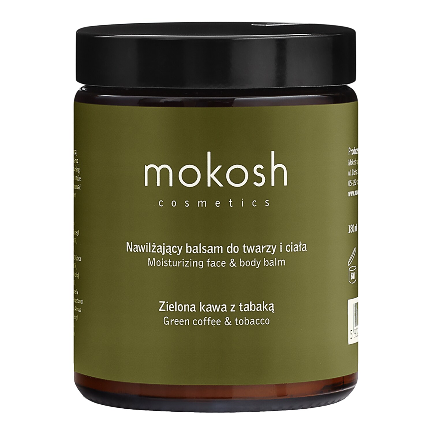 Mokosh - Nawilżający Balsam Do Twarzy I Ciała - Zielona Kawa Z Tabaką - Coffee With Tobacco Moist. Lotion - Dla Kobiet