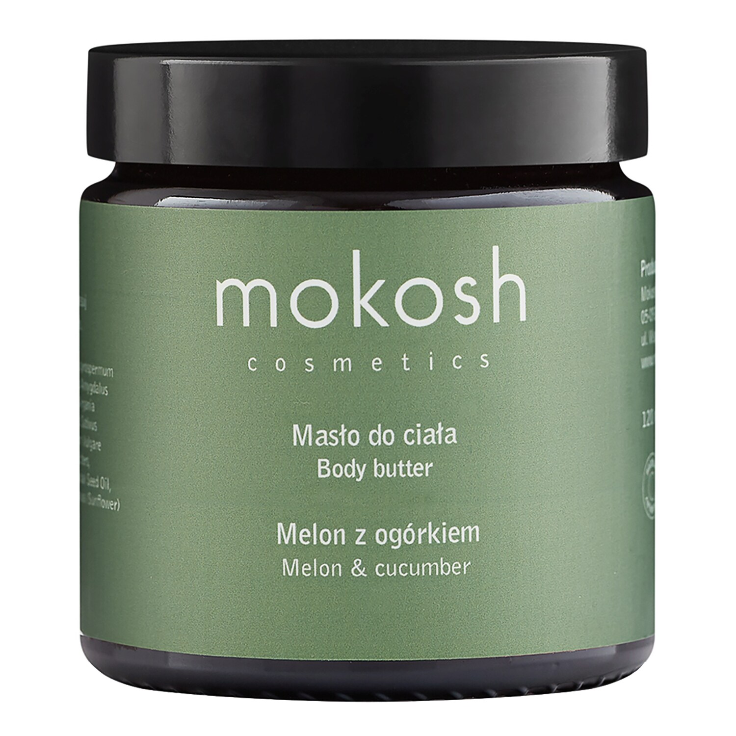 Mokosh - Melon Z Ogórkiem - Masło Do Ciała - Cucumber Body Butter 120ml - Dla Kobiet
