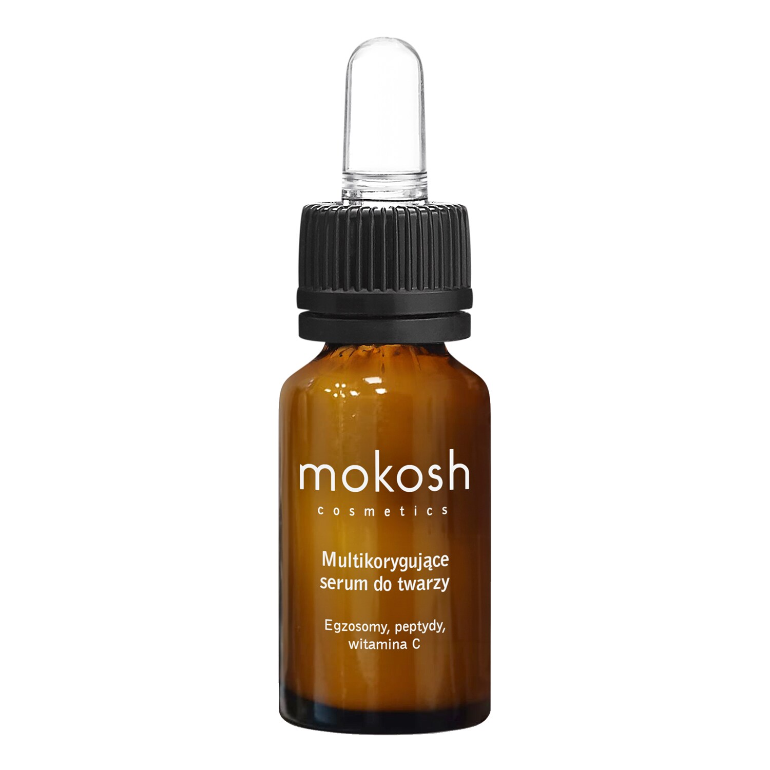 Mokosh - Multikorygujące Serum Do Twarzy Egzosomy, Peptydy, Witamina C - Rose With Berry Multicorrective Serum - Dla Kobiet
