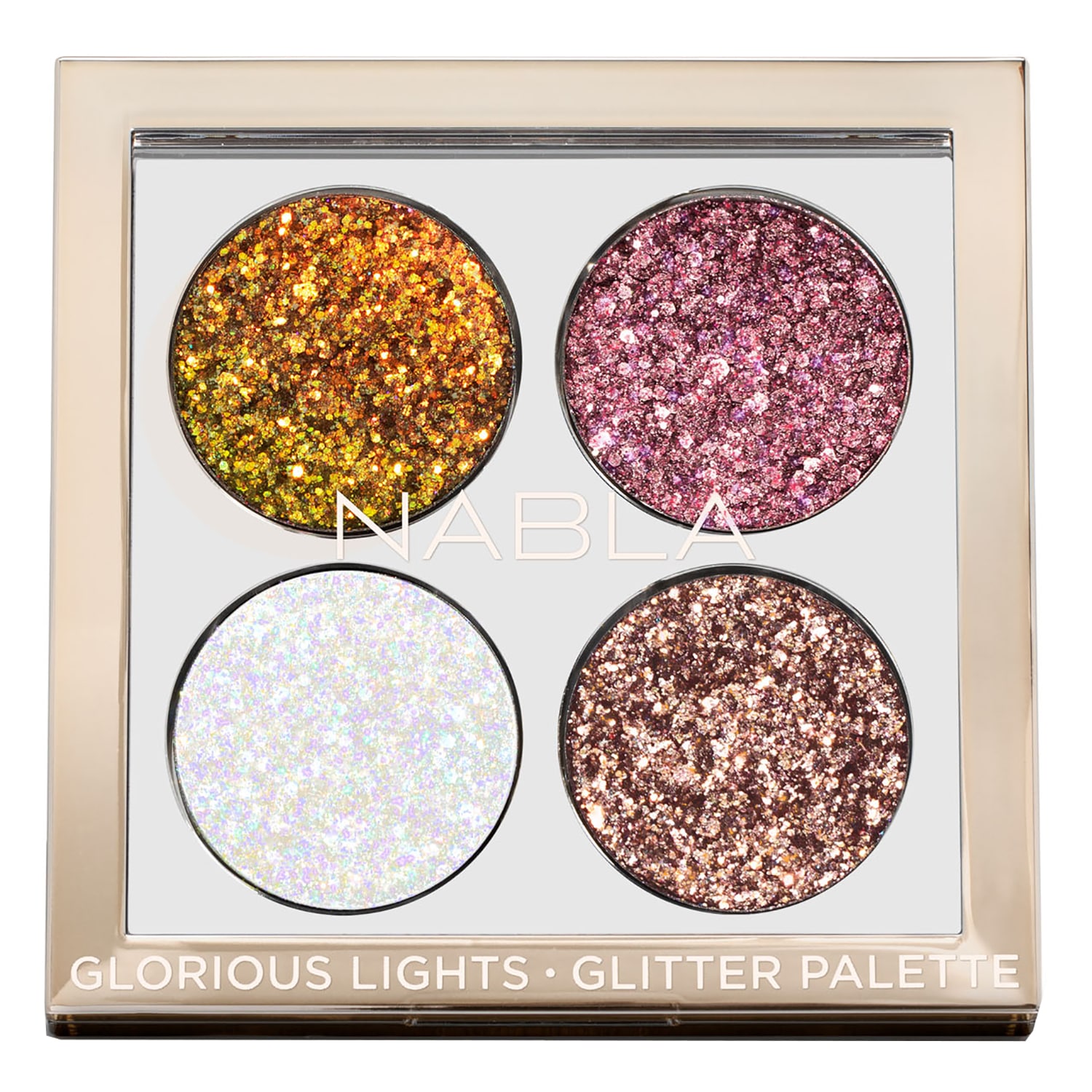 Nabla - glorious glitter Palette - Paleta Cieni - glorious Lights glitter Palette - Dla Kobiet