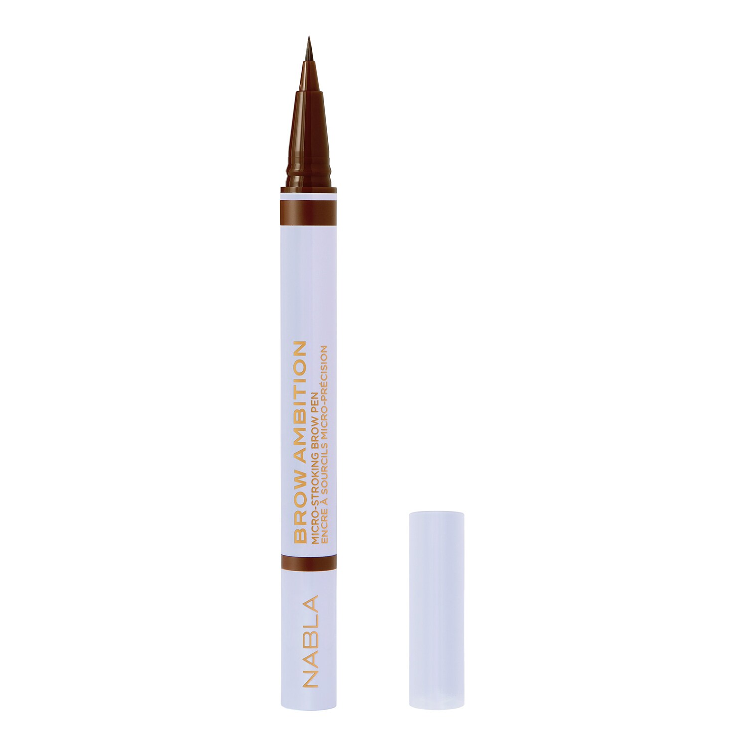 Nabla - Brow Ambition - Micro-stroking Brow Pen - Brow Ambition - Warm Brown - Dla Kobiet