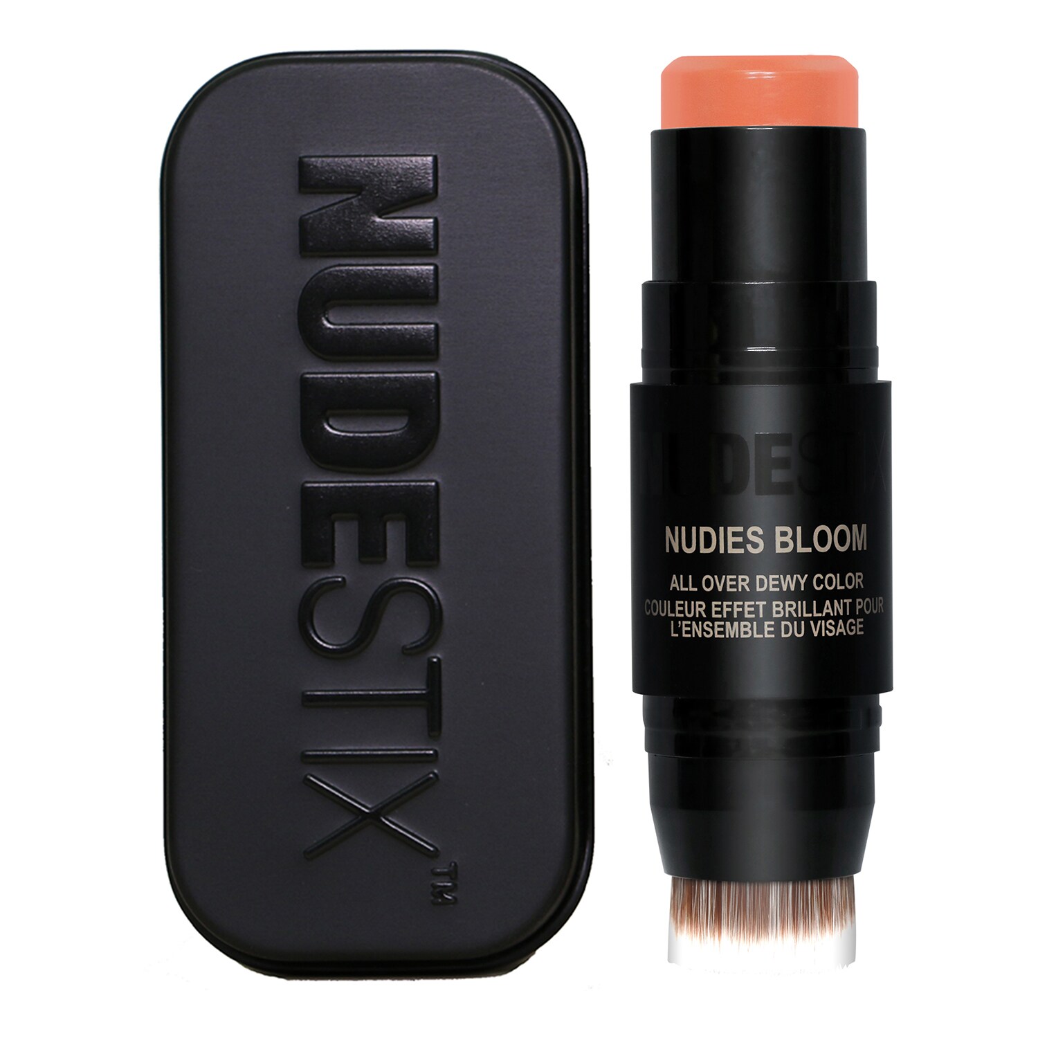 Nudestix - Nudies Bloom All-over Dewy Color - Sztyft Do Ust, Oczu I Policzków - Sweet Peach Peony (7 g) - Dla Kobiet