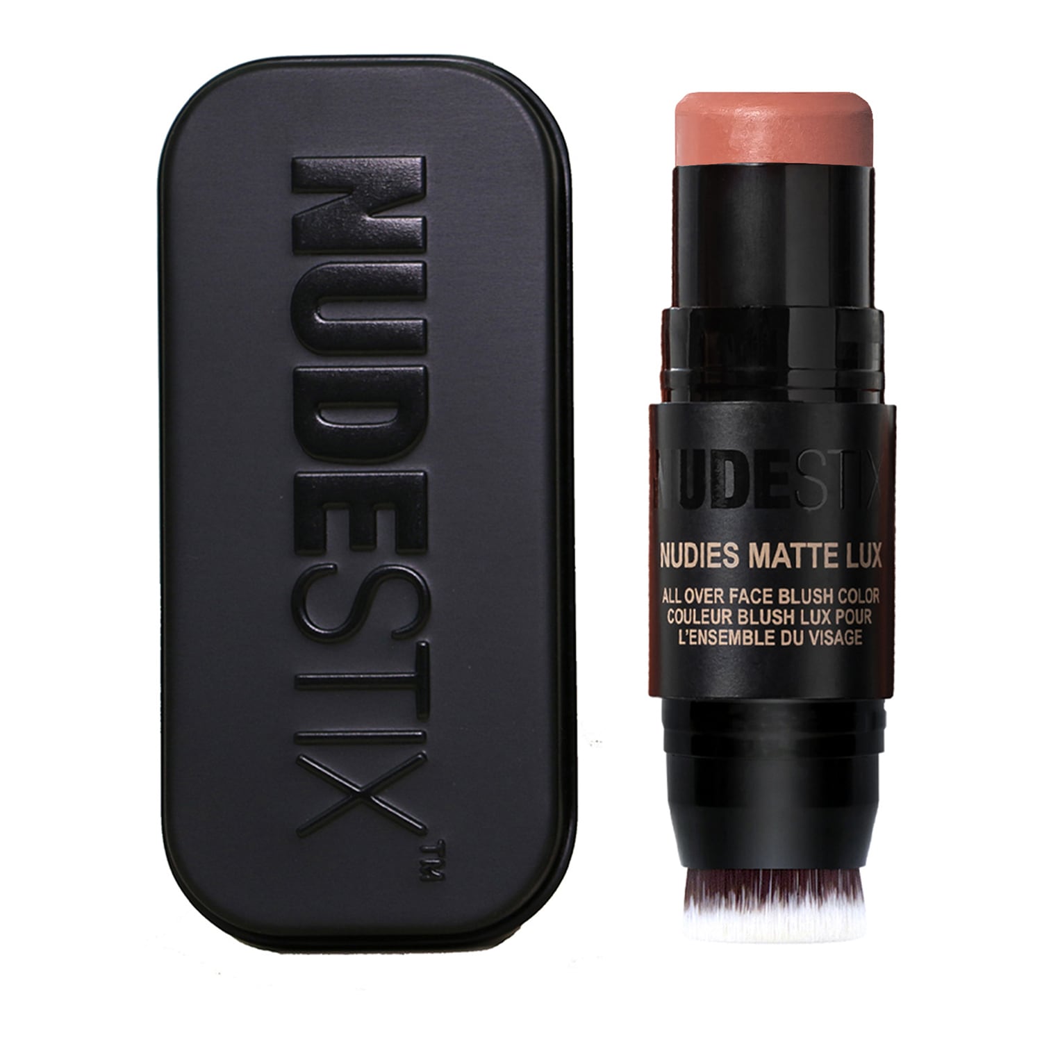 Nudestix - Nudies All Over Face Matte Lux — Róż W Sztyfcie - Nudies Matte Lux Blush - Nude Buff - Dla Kobiet