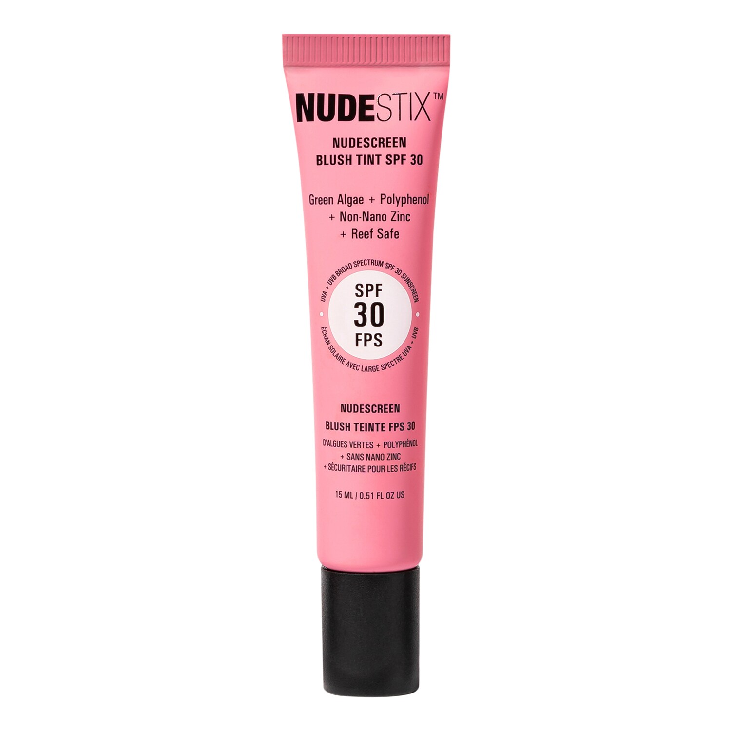 Nudestix - Nudescreen Blush Tint - Róż Do Policzków Z Filtrem Spf 30 - Nudescreen Blush Tint Spf 30 Pinksunrise - Dla Kobiet