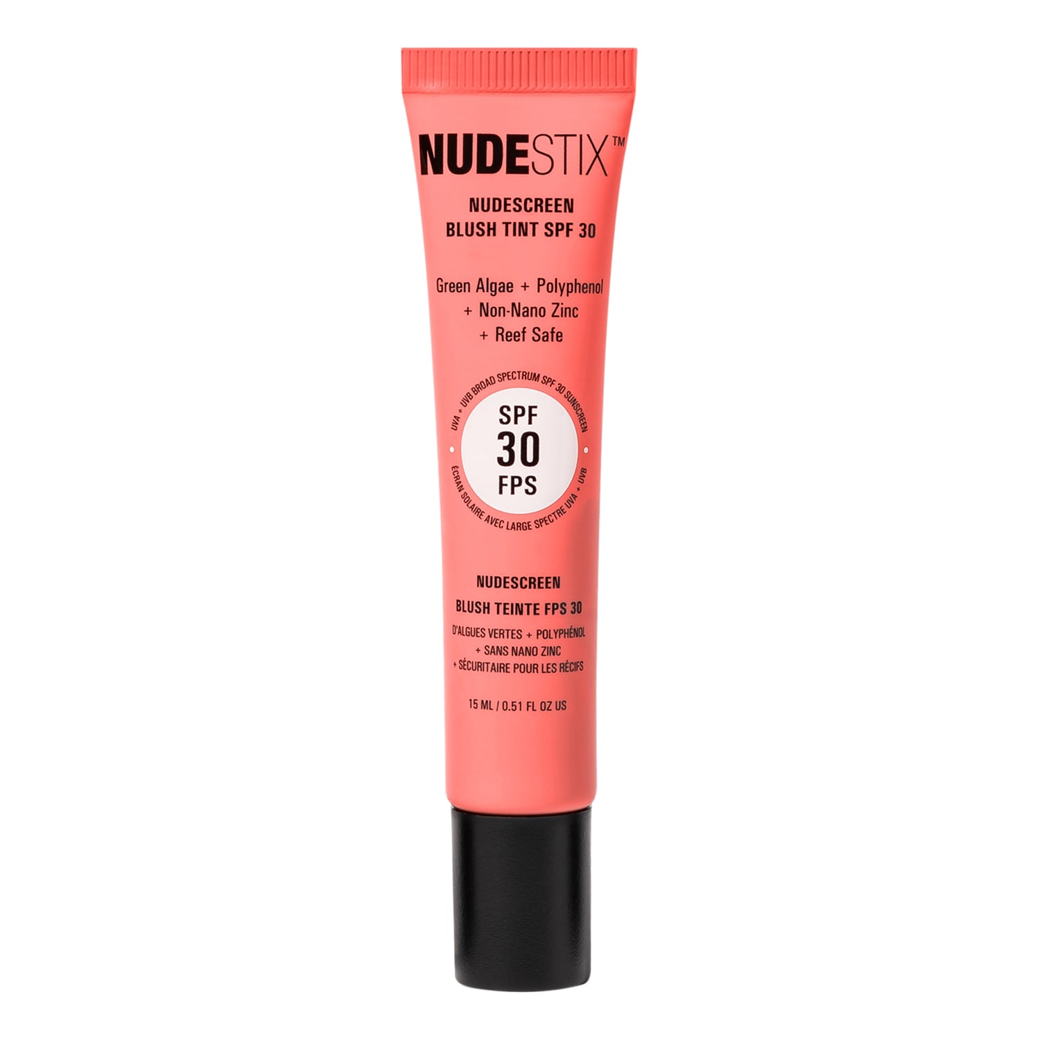 Nudestix - Nudescreen Blush Tint - Róż Do Policzków Z Filtrem Spf 30 - Nudescreen Blush Tint Spf 30 Peaches - Dla Kobiet