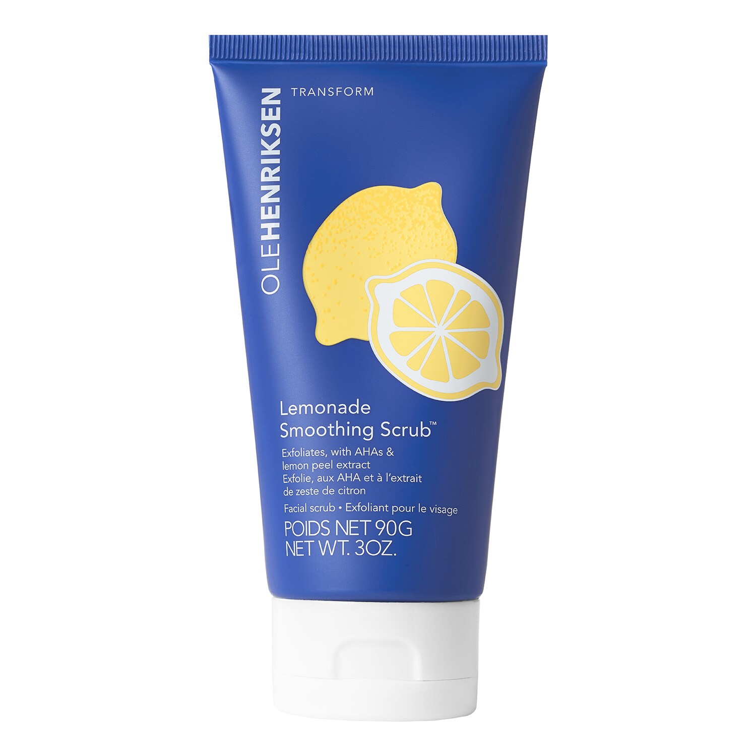 Olehenriksen - Lemonade Smoothing Srub - Wygładzający I Restrekturyzujący Peeling Z Kwasami Aha - Transform Lemonade Smoothing Scrub 90ml - Dla Kobiet