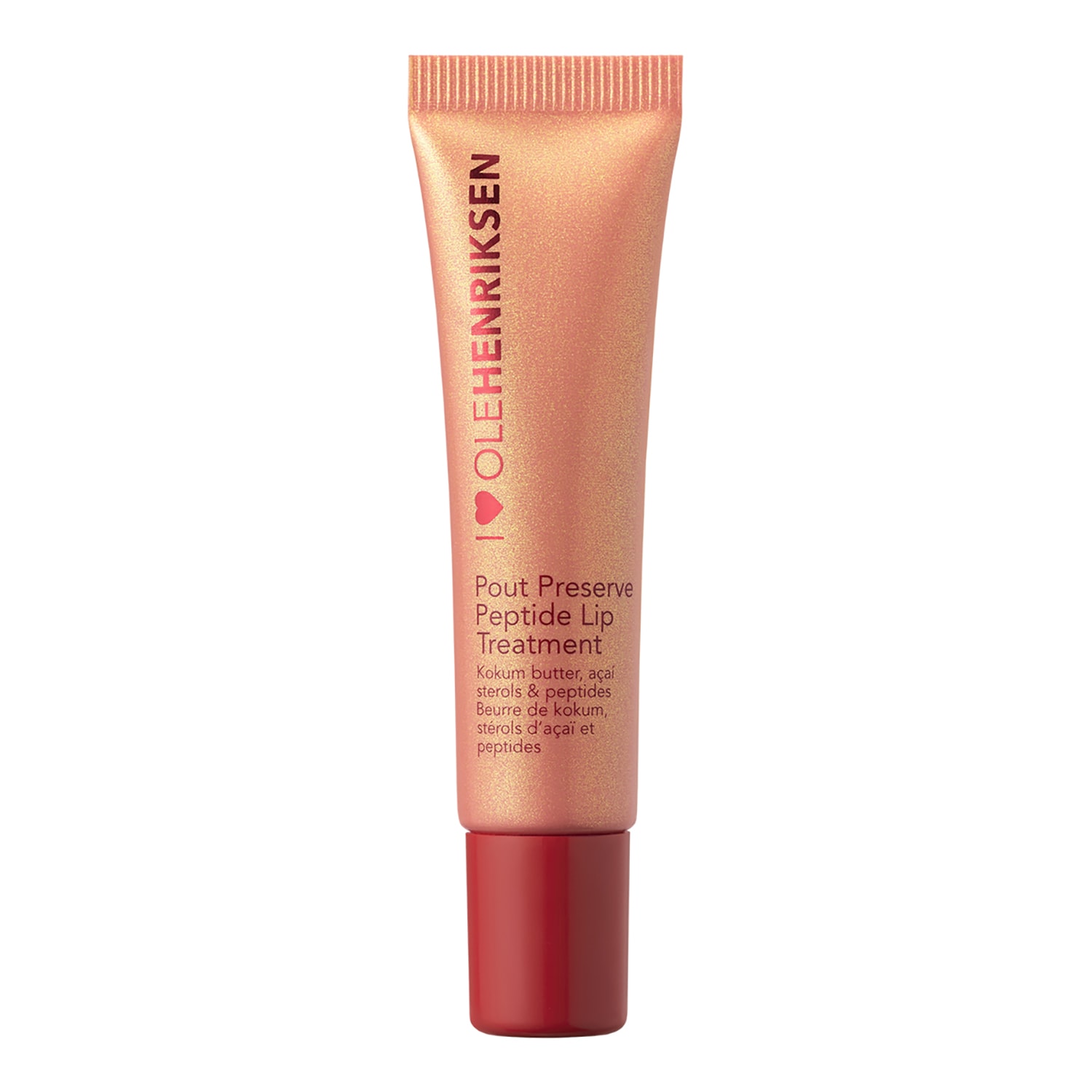 Olehenriksen - Pout Preserve Lip Treatment - Nawilżająca I Przeciwstarzeniowa Pielęgnacja Ust - Strawberry Sorbet glimmer Pout Preserve - Dla Kobiet