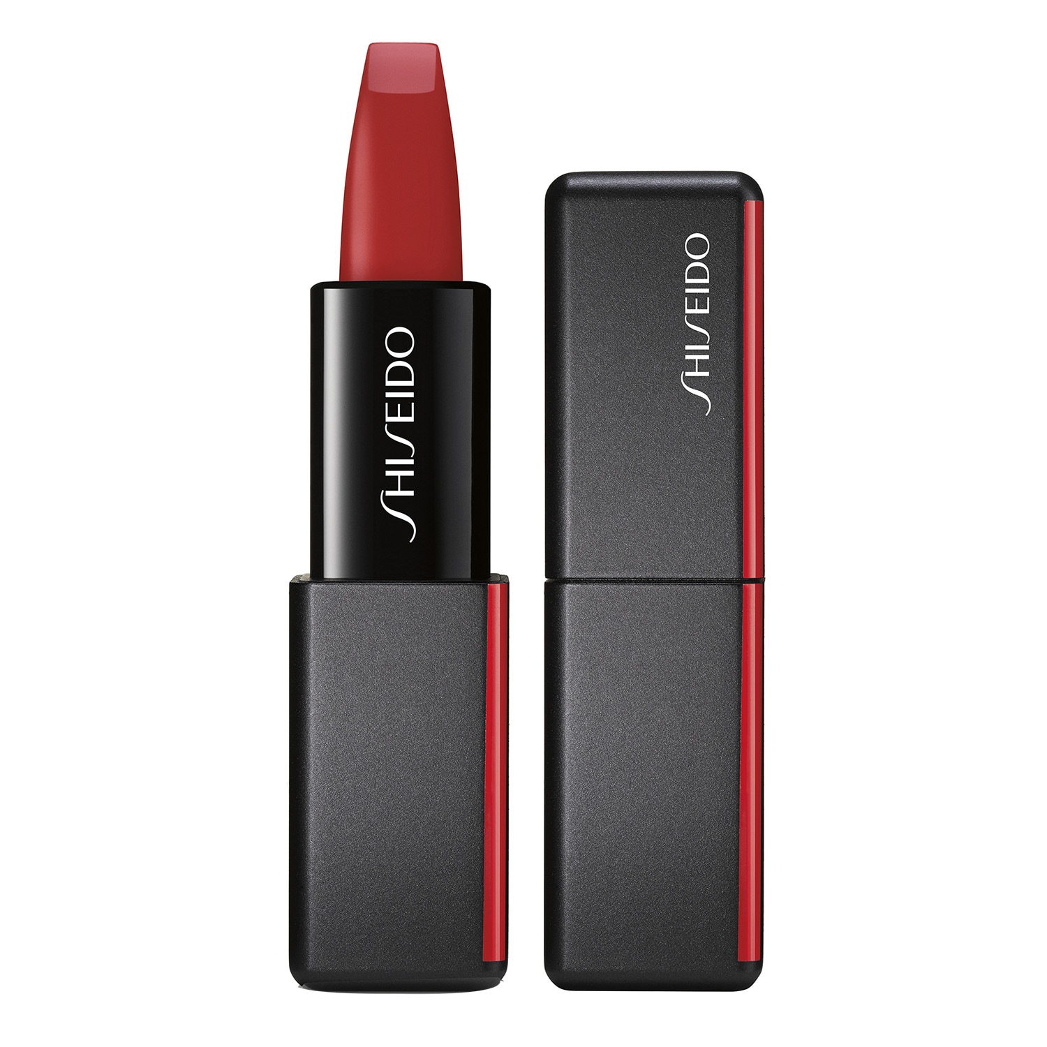 Shiseido - Modernmatte Lipstick - Matowa Pomadka Do Ust - Hyper Red - Dla Kobiet