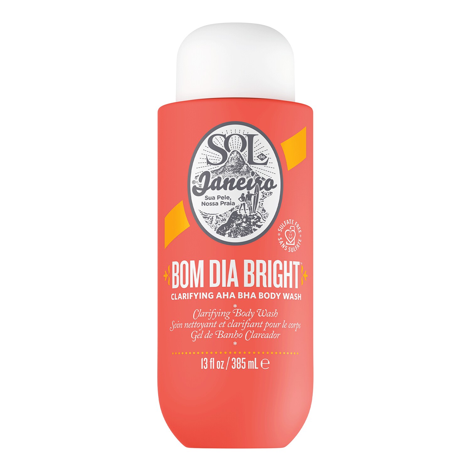 Sol De Janeiro - Bom Dia Bright Clarifying Aha Bha Body Wash - Żel Do Mycia Ciała - Bom Dia Bright Body Wash 385ml - Dla Kobiet