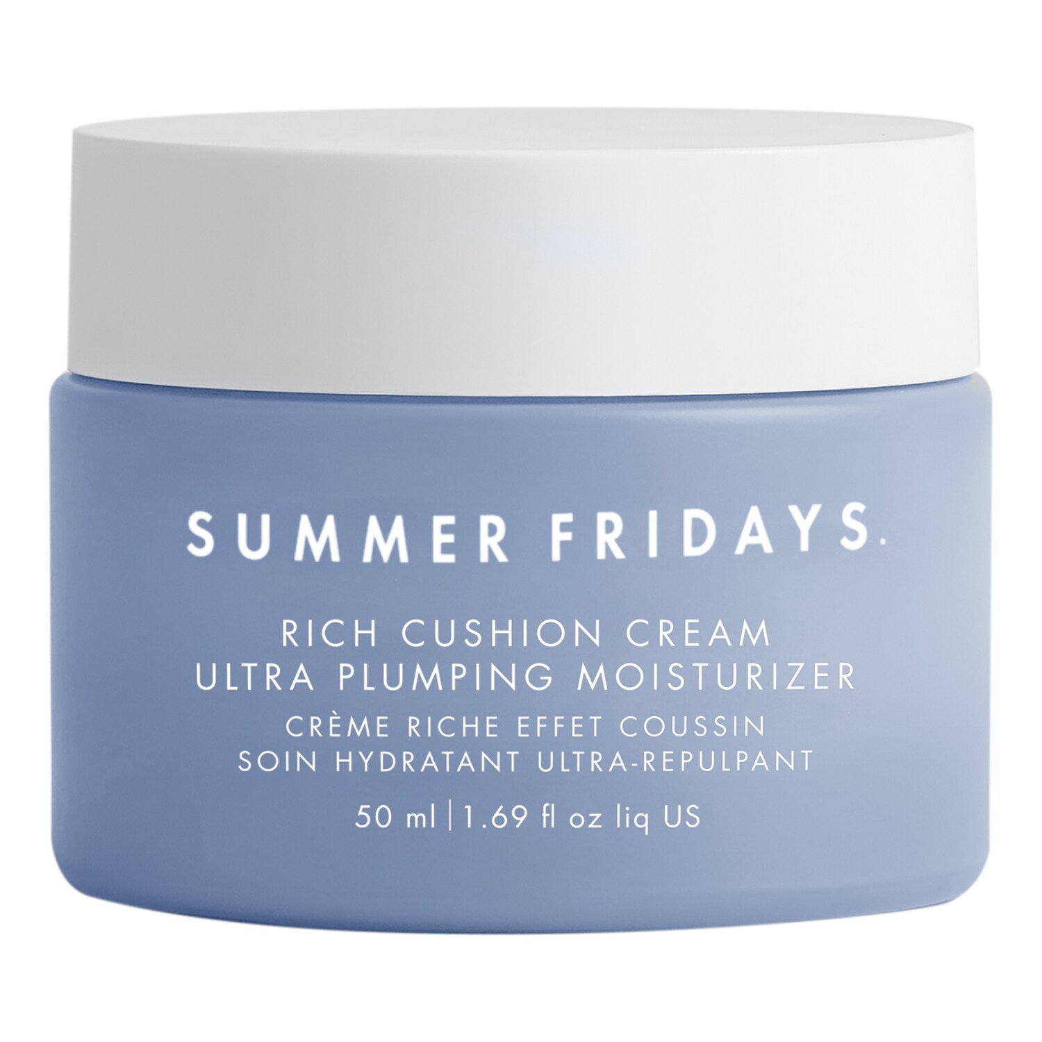 Summer Fridays - Crème Riche Effet Coussin - Krem Nawilżający I Ujędrniający - Overtime Rich Cushion Cream Plumping - Dla Kobiet