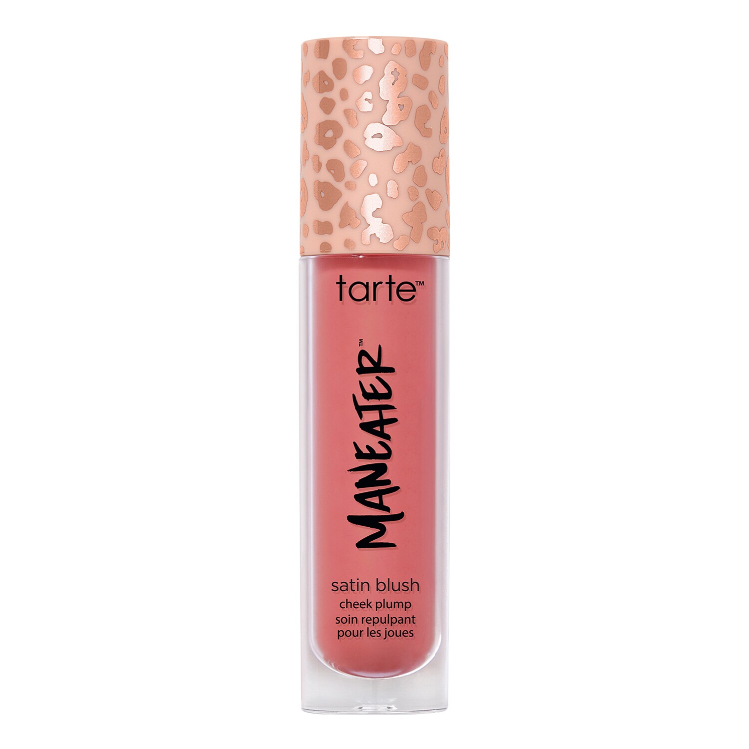 Tarte - Maneater Satin Blush Cheek Plump - Róż - Maneater Blush Cheek Plump - Pink Coral - Dla Kobiet