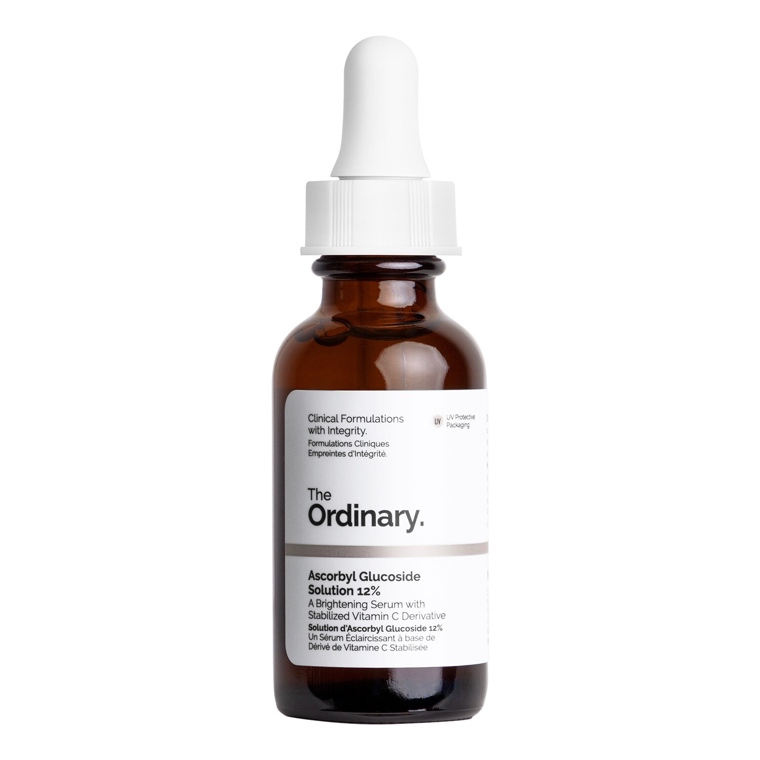 The Ordinary - Roztwór glukozydu Askorbylu 12% - Lekkie Serum - Ascorbyl glucoside Sol 12% 30ml - Dla Kobiet