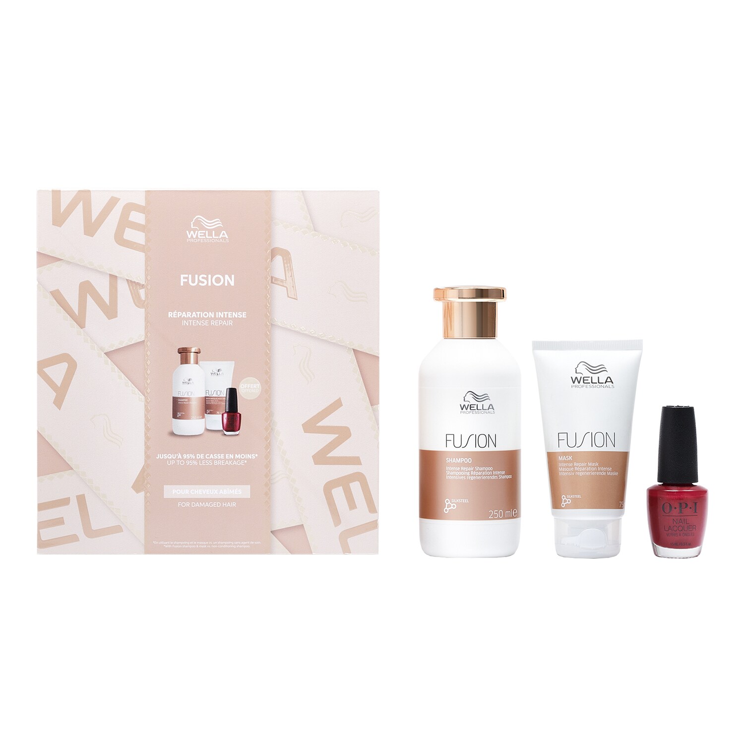 Wella Professionals - Fusion – Zestaw Intensywnie Regenerujący Do Osłabionych I Zniszczonych Włosów - Set Fusion Intense Repair - Dla Kobiet