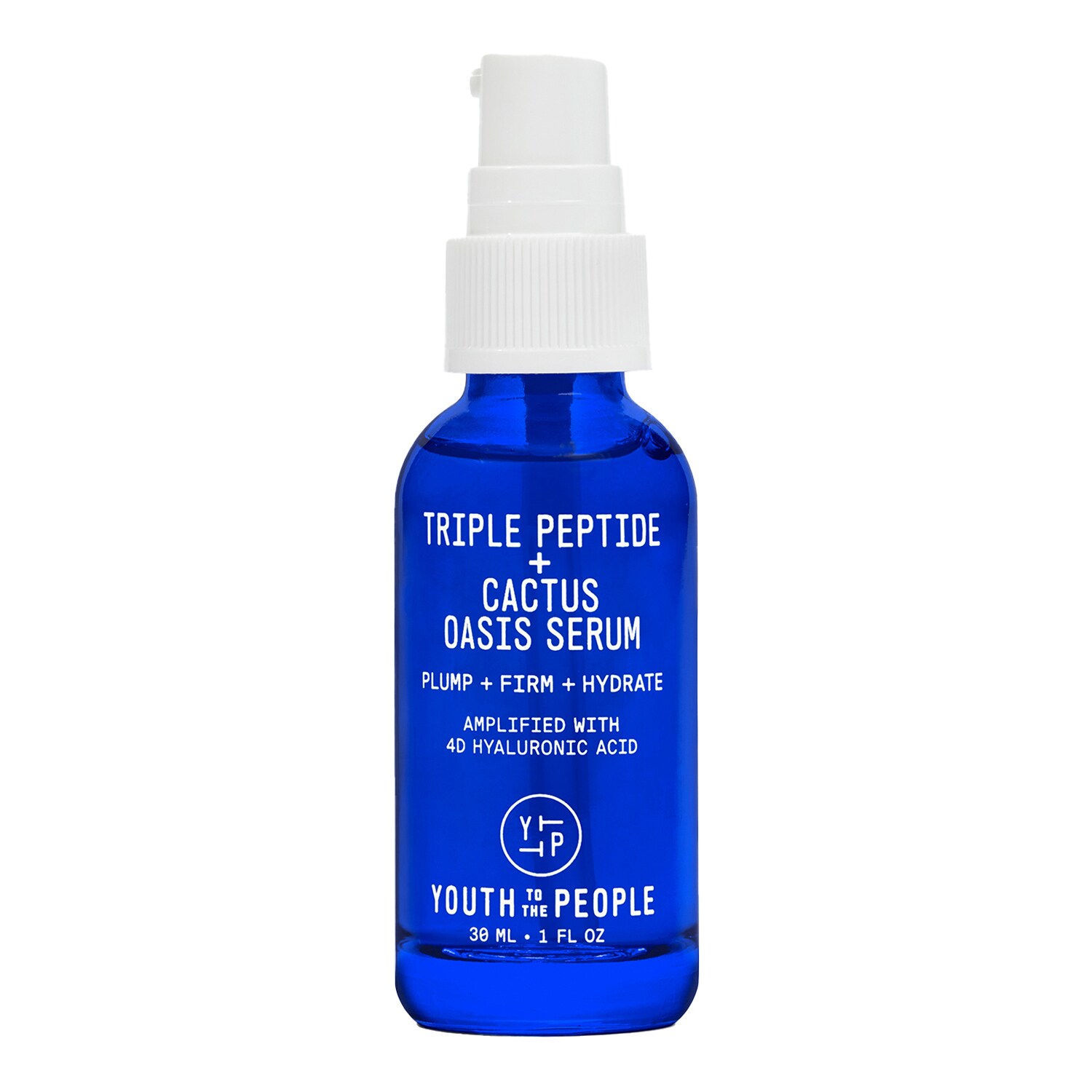 Youth To The People - Triple Peptide + Cactus Oasis Serum - Nawilżające Serum Do Twarzy I Szyi - The Youth Oasis Cactus Serum 30ml - Dla Kobiet