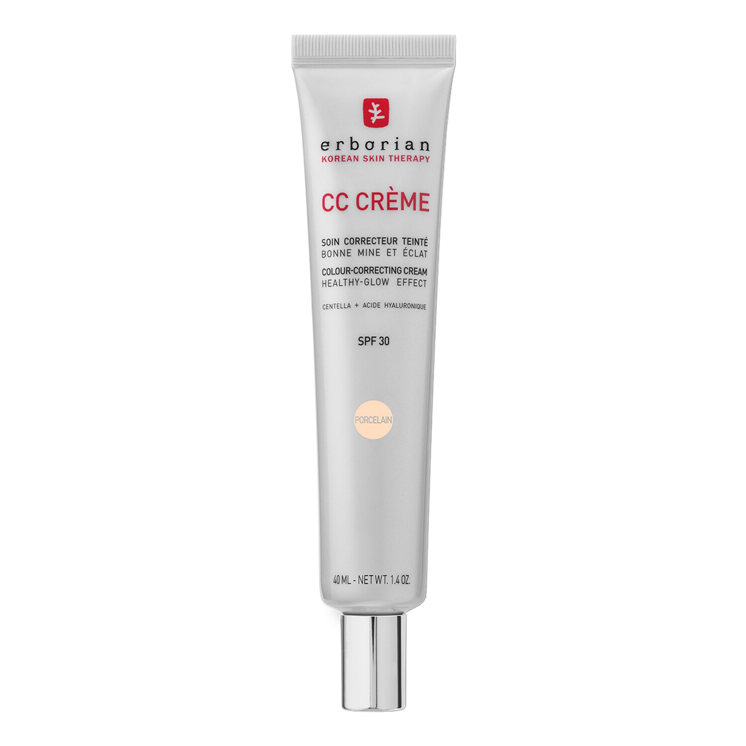 Erborian - Krem Cc - Upiększający Krem Pielęgnacyjny Zdrowy Wygląd I Blask - Cc Family Cc Creme Porcelain 40 ml - Dla Kobiet