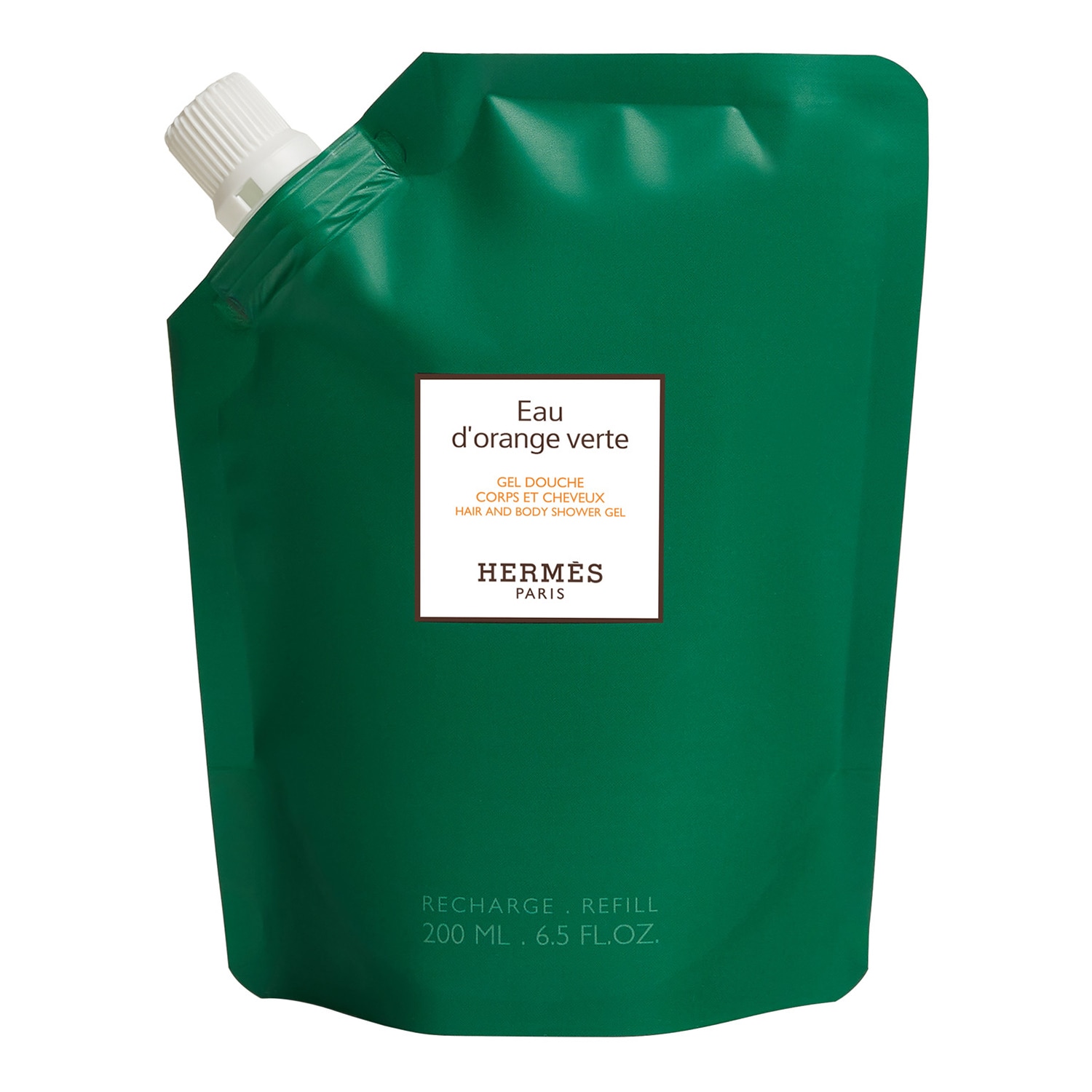 Hermès - Eau D'orange Verte - Żel Pod Prysznic Do Mycia Ciała I Włosów - Eau D'orange Verte gel Douche Refill - Dla Kobiet