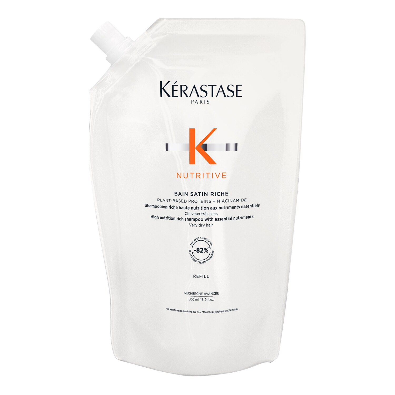 Kérastase - Wzbogacona Kąpiel Odżywcza Nutritive Wkład Uzupełniający - 500 ml - Dla Kobiet