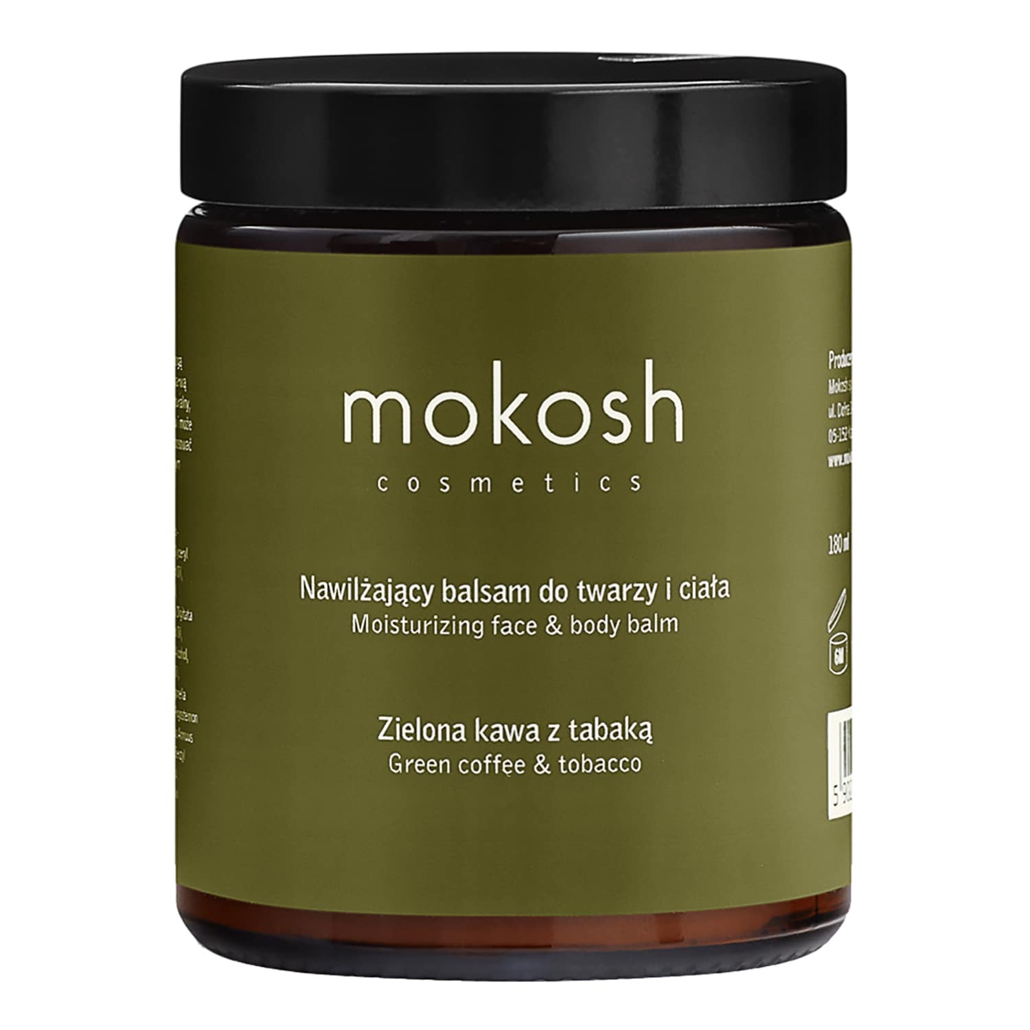 Mokosh - Nawilżający Balsam Do Twarzy I Ciała - Zielona Kawa Z Tabaką - Coffee With Tobacco Moist. Lotion - Dla Kobiet