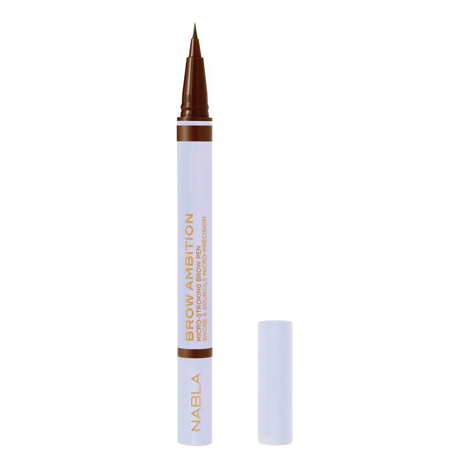 Nabla - Brow Ambition - Micro-stroking Brow Pen - Brow Ambition - Warm Brown - Dla Kobiet