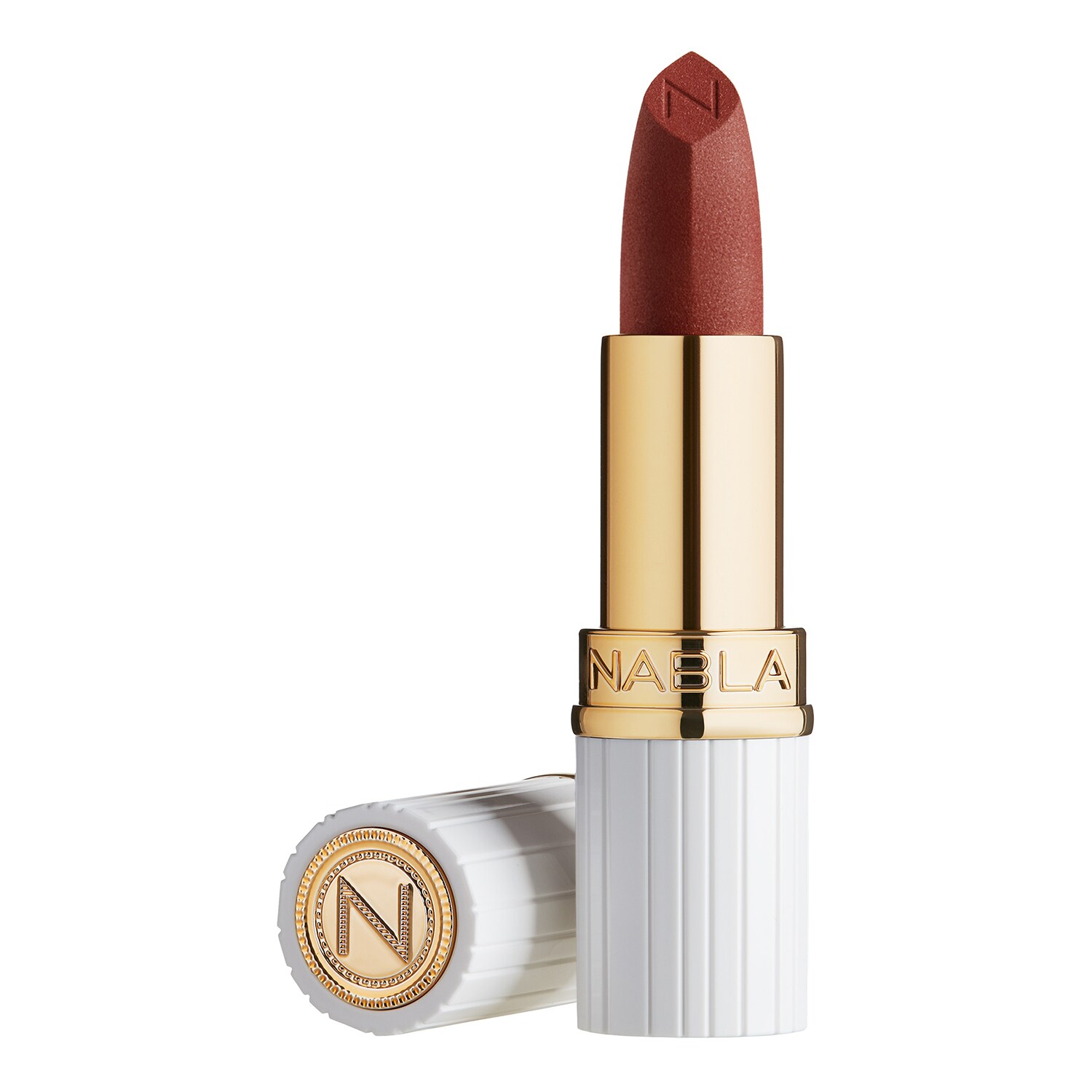 Nabla - Matte Pleasure Lipstick - Trwała Matowa Szminka, Pełny Kolor - Matte Lipstick Pleasure - Heatwave Clay - Dla Kobiet