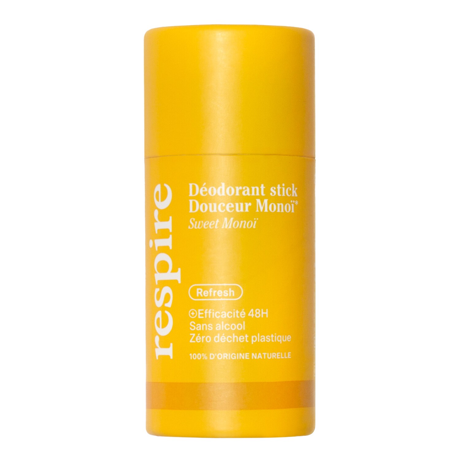 Respire - Déodorant Stick Douceur Monoï – Dezodorant W Sztyfcie - Sweet Monoi - Solid Deodorant - Dla Kobiet