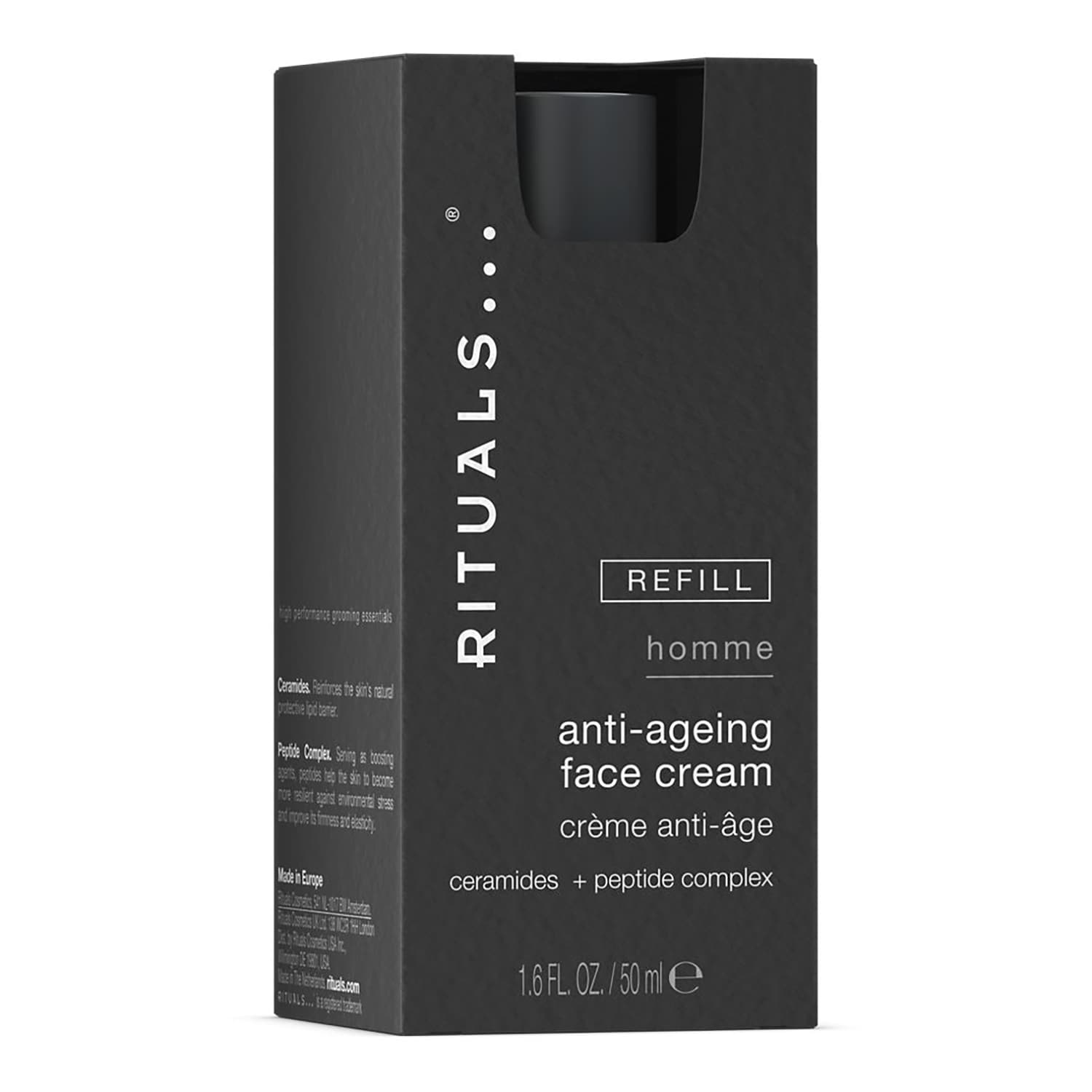 Rituals - Homme Anti-ageing - Krem Przeciwzmarszczkowy - Wkład Uzupełniający - 50ml - Dla Mężczyzn
