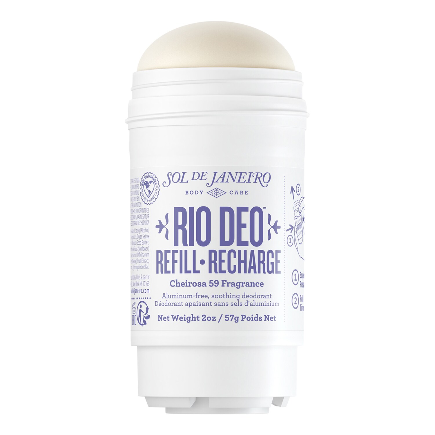 Sol De Janeiro - Delicia Drench Rio Deo 56 - Dezodorant - Delicia Drench Rio Deo 59 Refill - Dla Kobiet