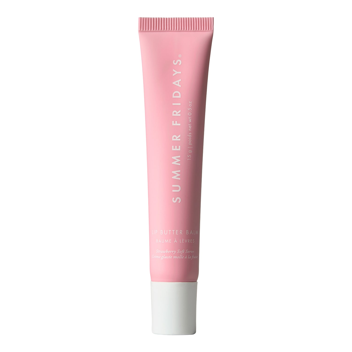 Summer Fridays - Lip Butter Balm - Balsam Do Ust - Stawberry Soft Serve (15g) - Dla Kobiet