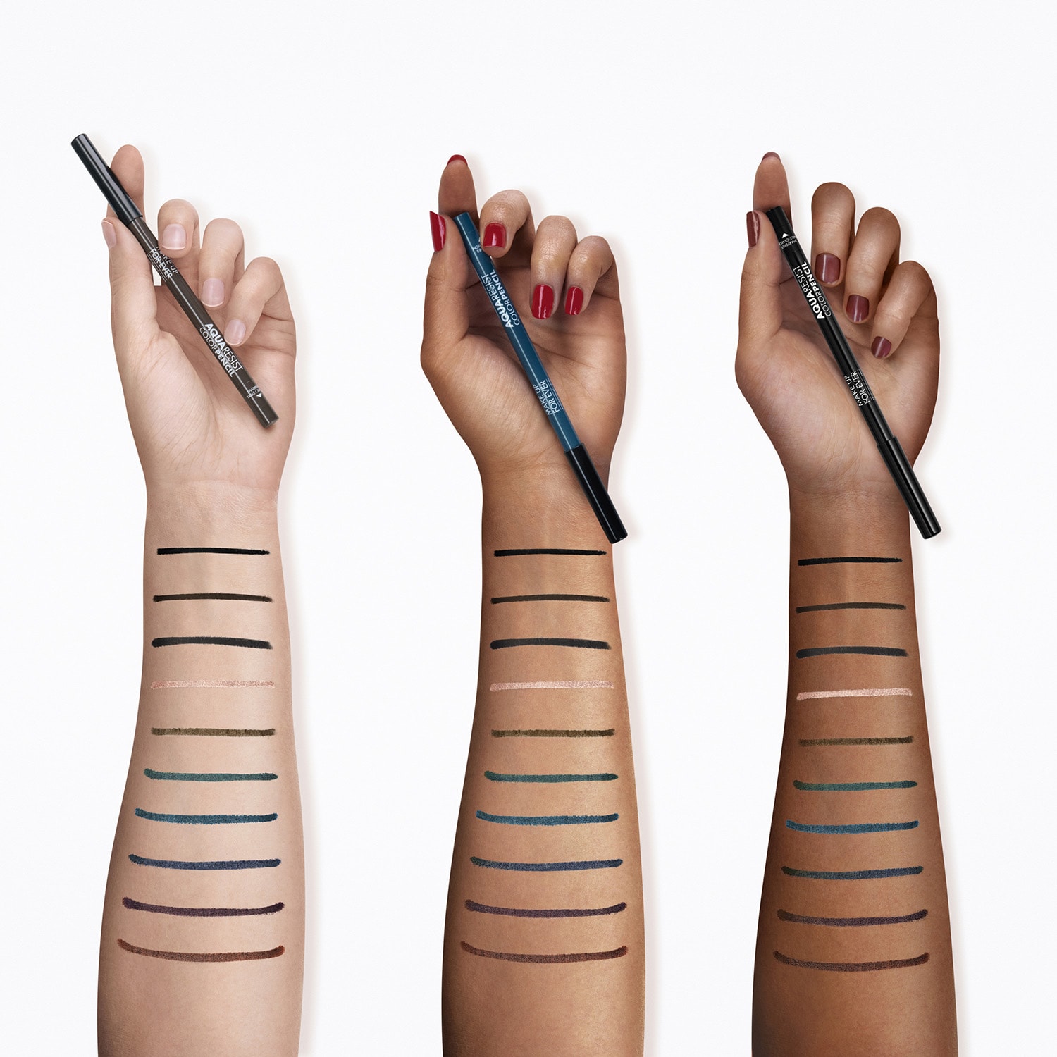 Aqua Resist Color Pencil Full Impact Glide Waterproof Eyeliner